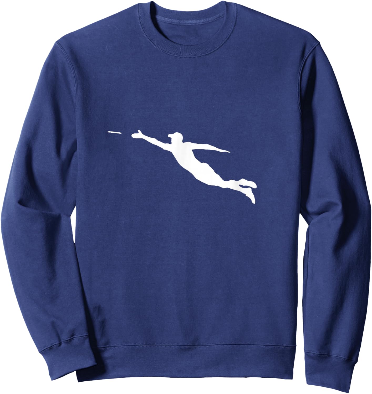 Ultimate Frisbee Friends Adult X-Small Black Graphic Sweatshirt - Sweatshirt | Navy