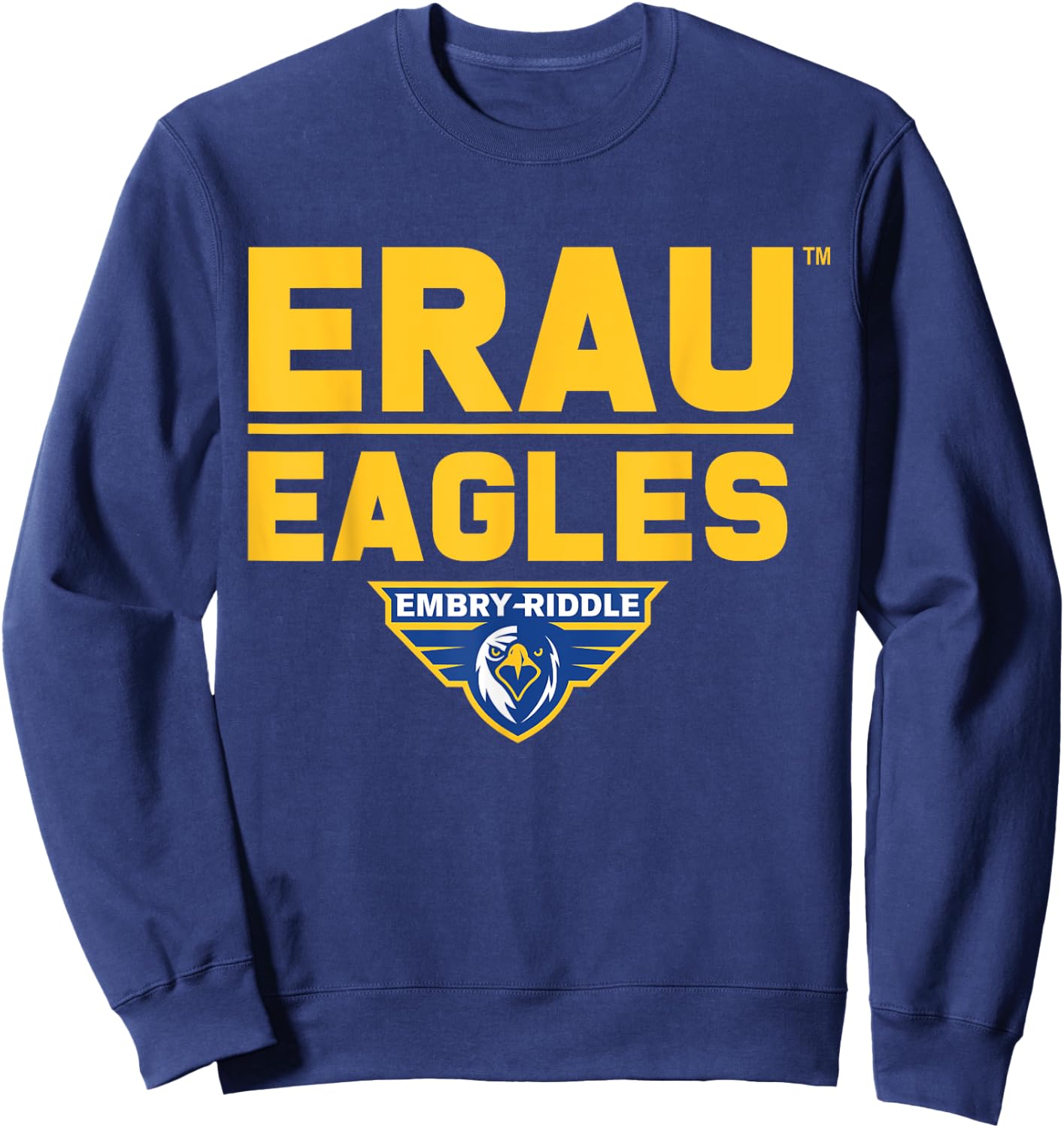 Embry Riddle Eagles | Official NCAA Merch | NCAFEMB05 Sweatshirt - Sweatshirt | Navy