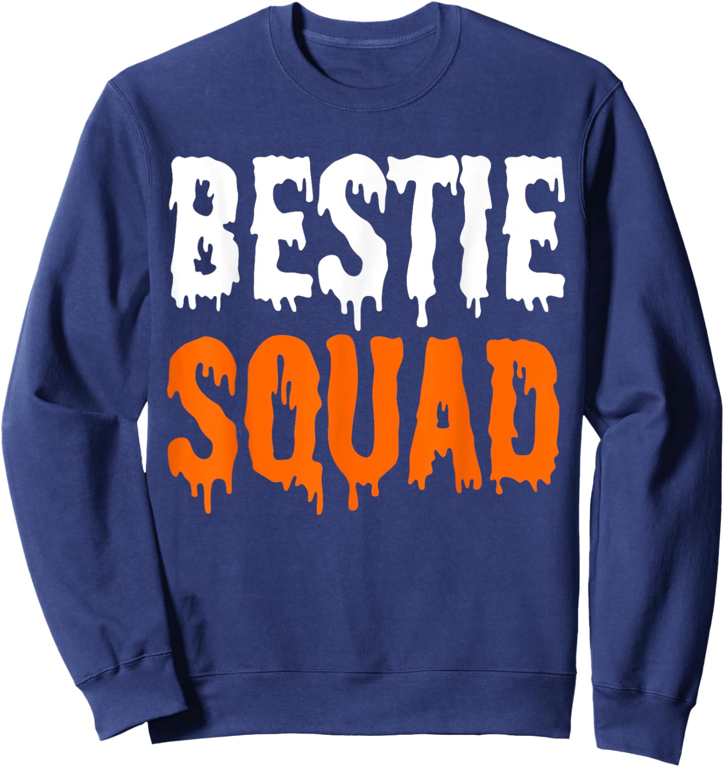 Funny Matching Family Halloween Pajama Bestie Squad BFF Kids Sweatshirt - Sweatshirt | Navy