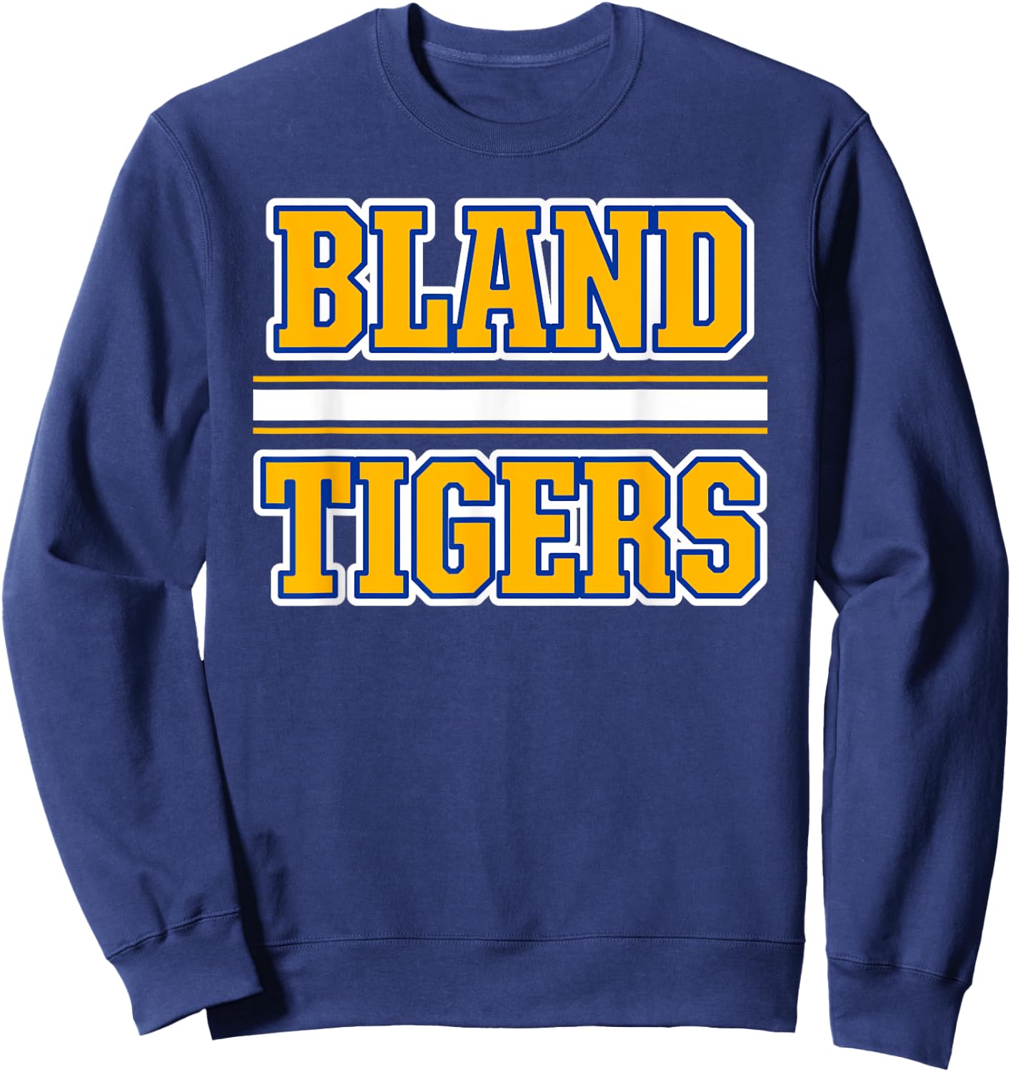 Bland Tigers Horizontal Stripes Sweatshirt - Sweatshirt | Navy