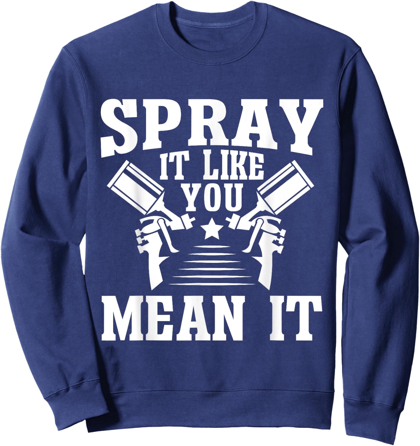 Spray It Like You Mean It Painter Sweatshirt - Sweatshirt | Navy