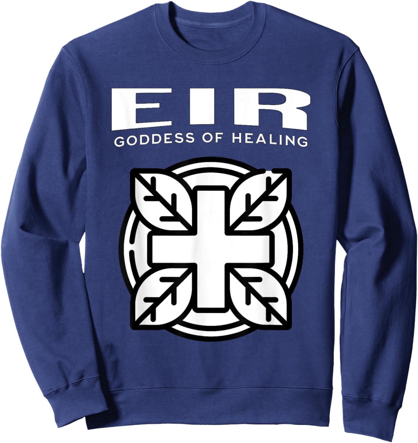 Eir Norse Goddess of Healing Viking Mythology Eir Sweatshirt - Sweatshirt | Navy