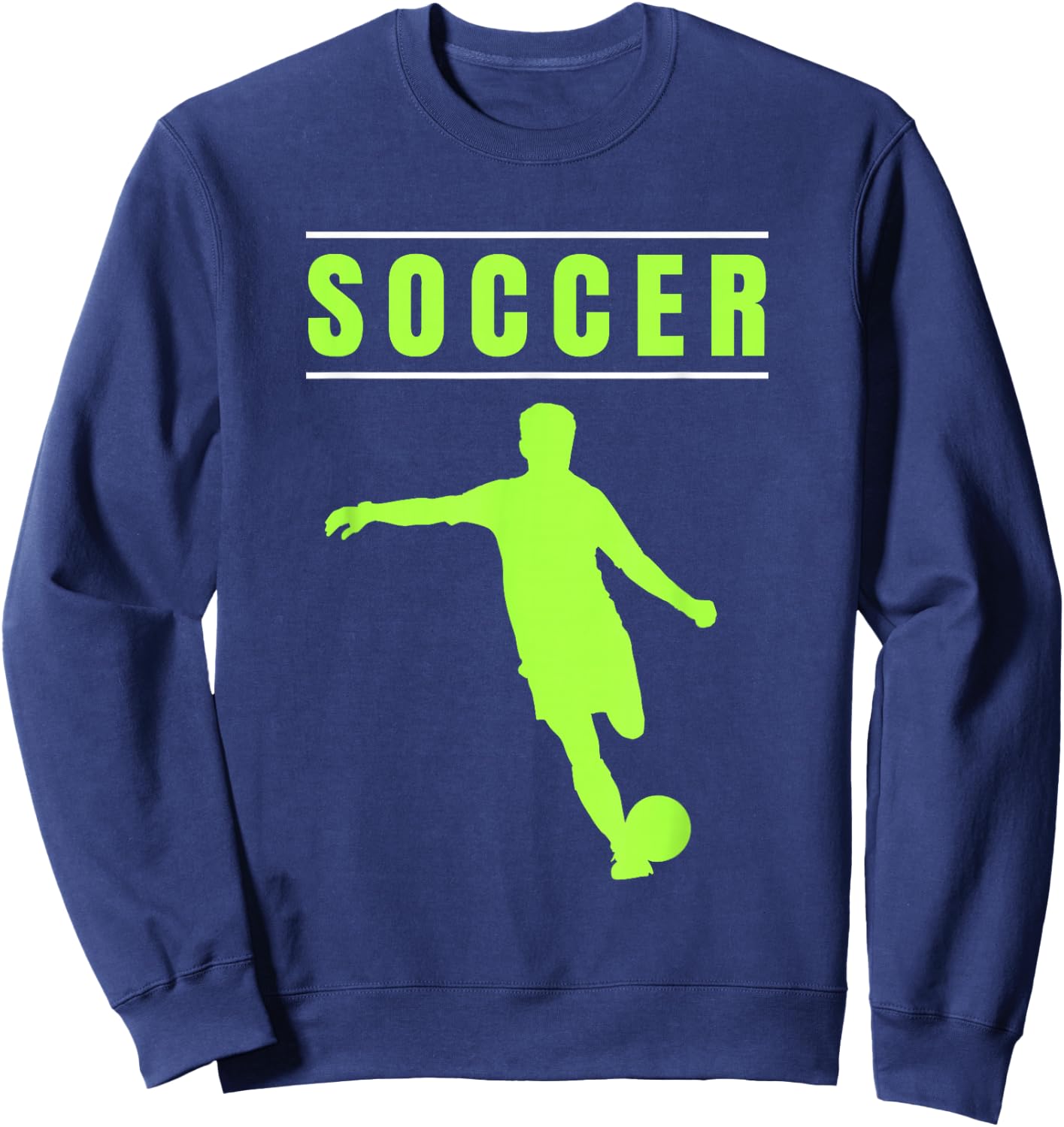Soccer Shirt for Boys Soccer Fans Soccer Players Soccer Sweatshirt - Sweatshirt | Navy