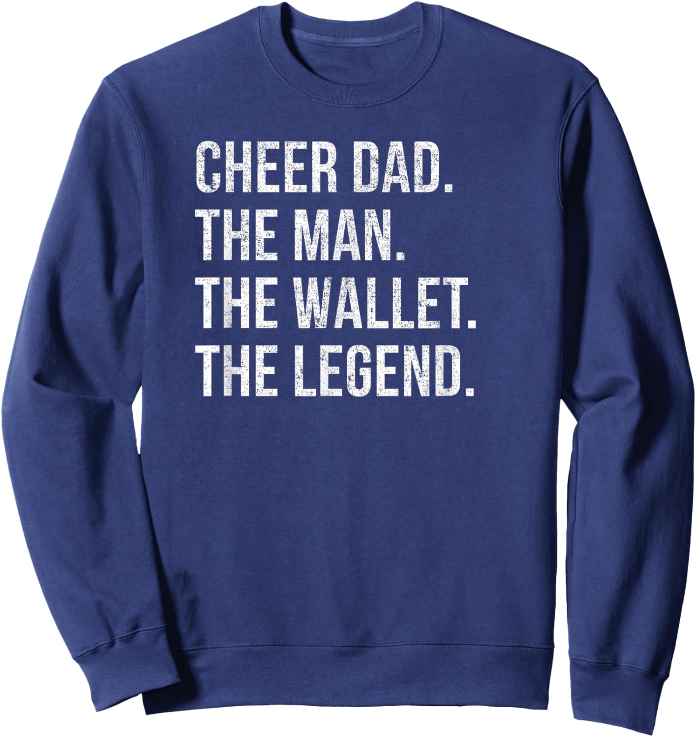 Cheer Dad Cheerleading Sweatshirt - Sweatshirt | Navy