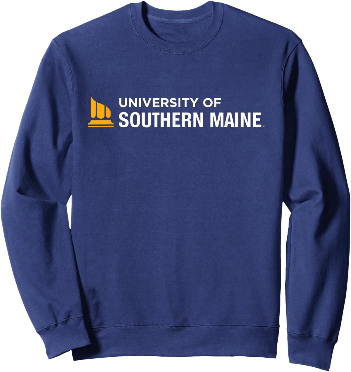 University of Southern Maine USM Horizontal Logo Sweatshirt - Sweatshirt | Navy