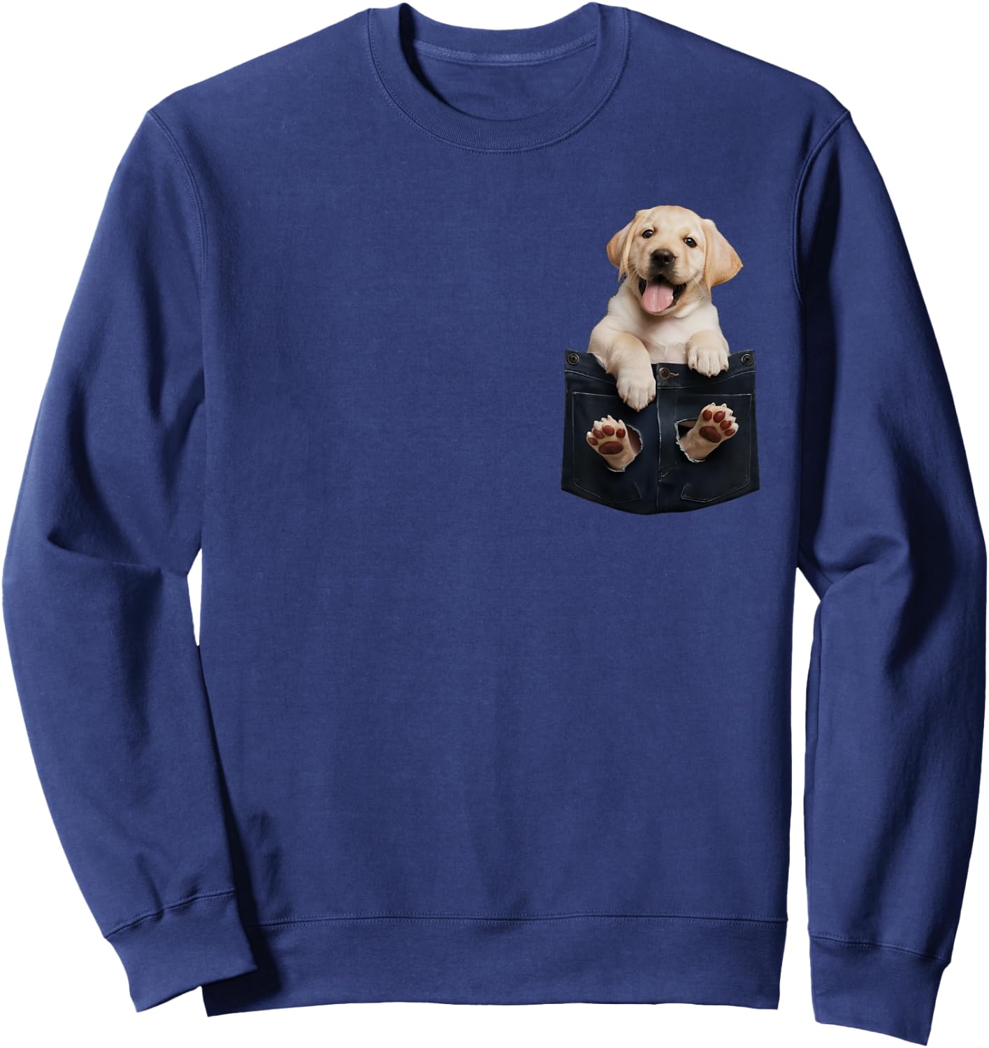 Labrador Retriever Pocket Sweatshirt - Sweatshirt | Navy
