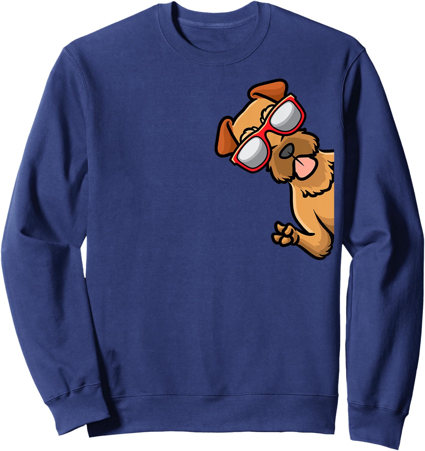 Irish Terrier Dog Women Kids Sweatshirt - Sweatshirt | Navy