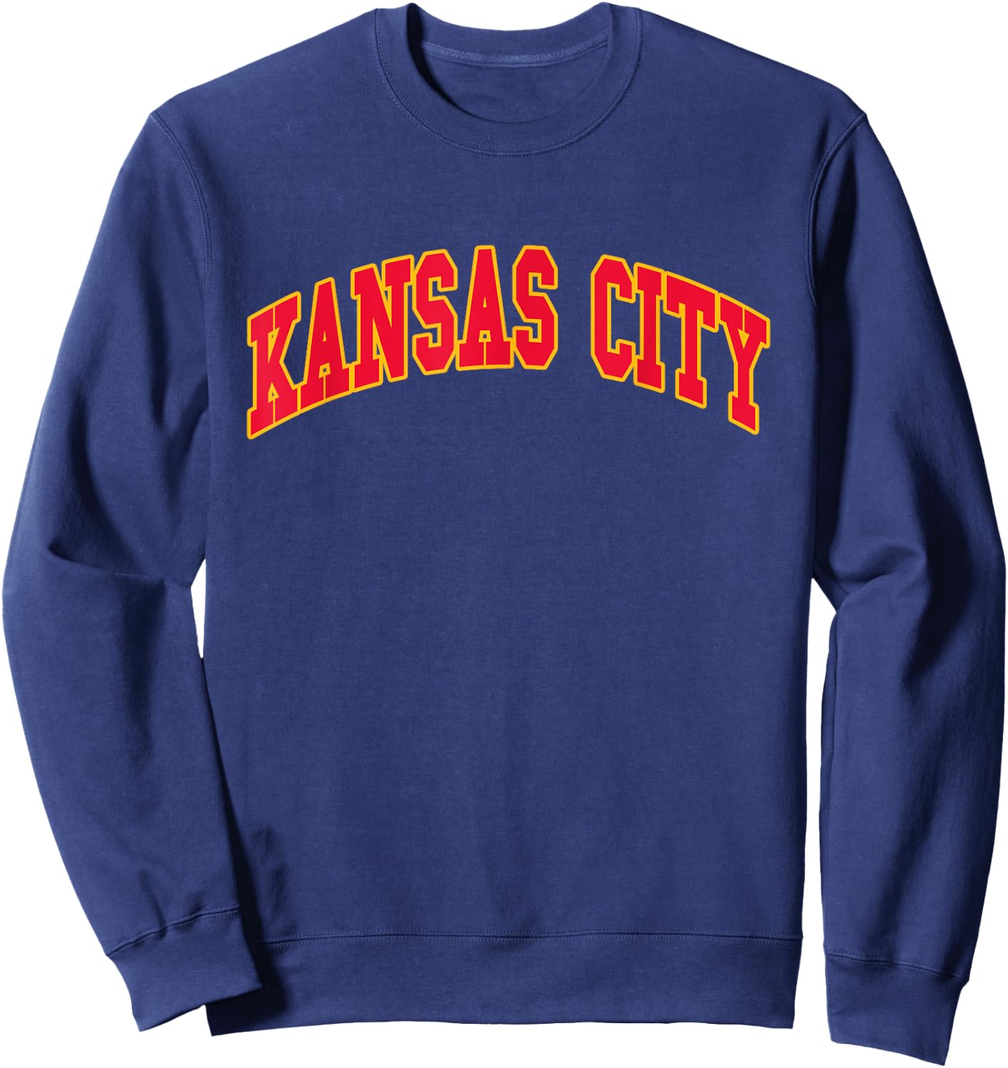 KANSAS CITY - Throwback Design - Classic Sweatshirt - Sweatshirt | Navy