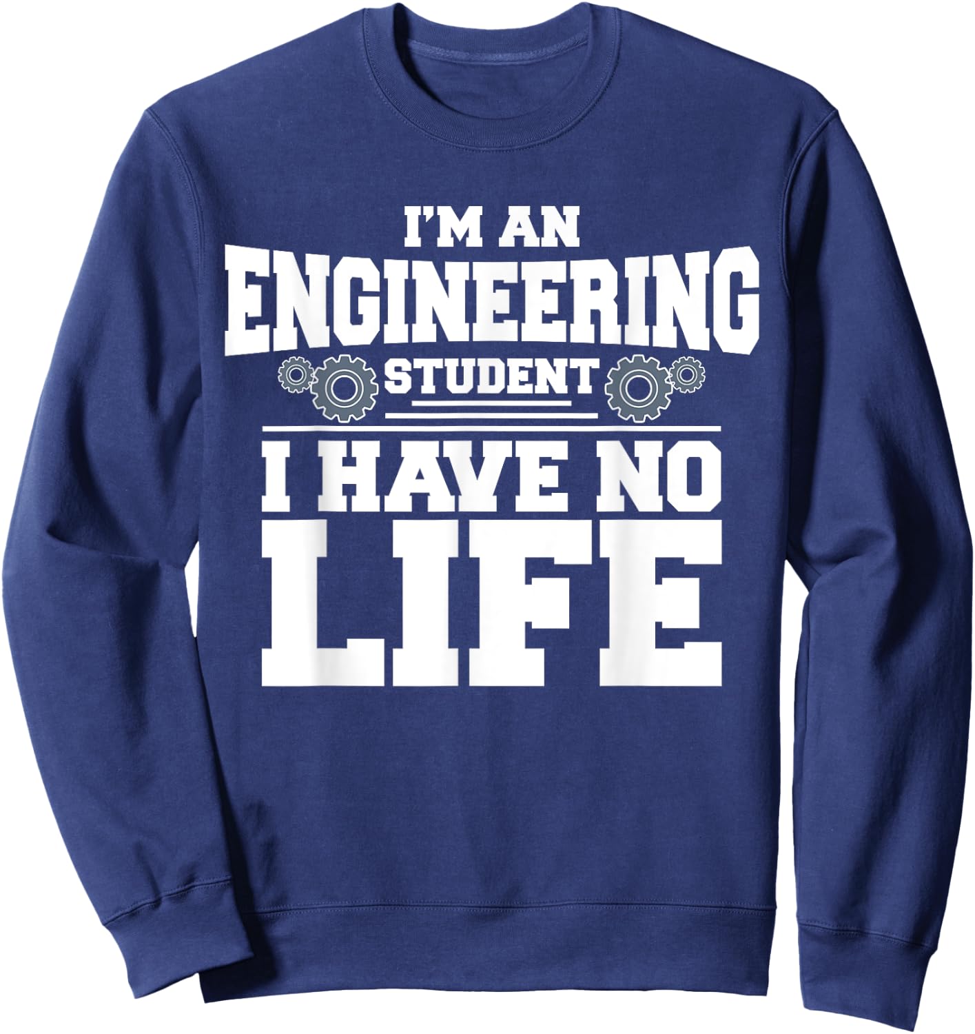 Cool Engineer Art Women Engineering Student Sweatshirt - Sweatshirt | Navy
