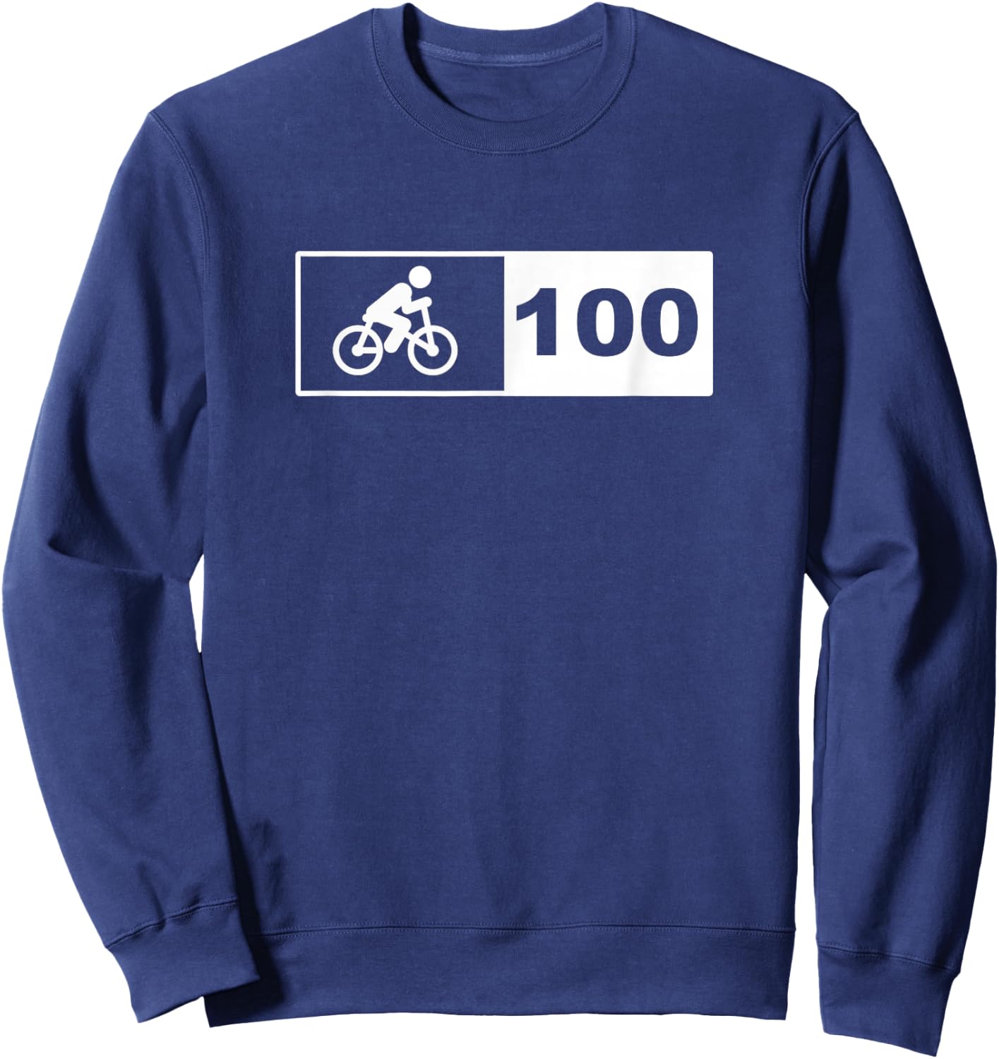 Cycling 100 miles Sweatshirt - Sweatshirt | Navy