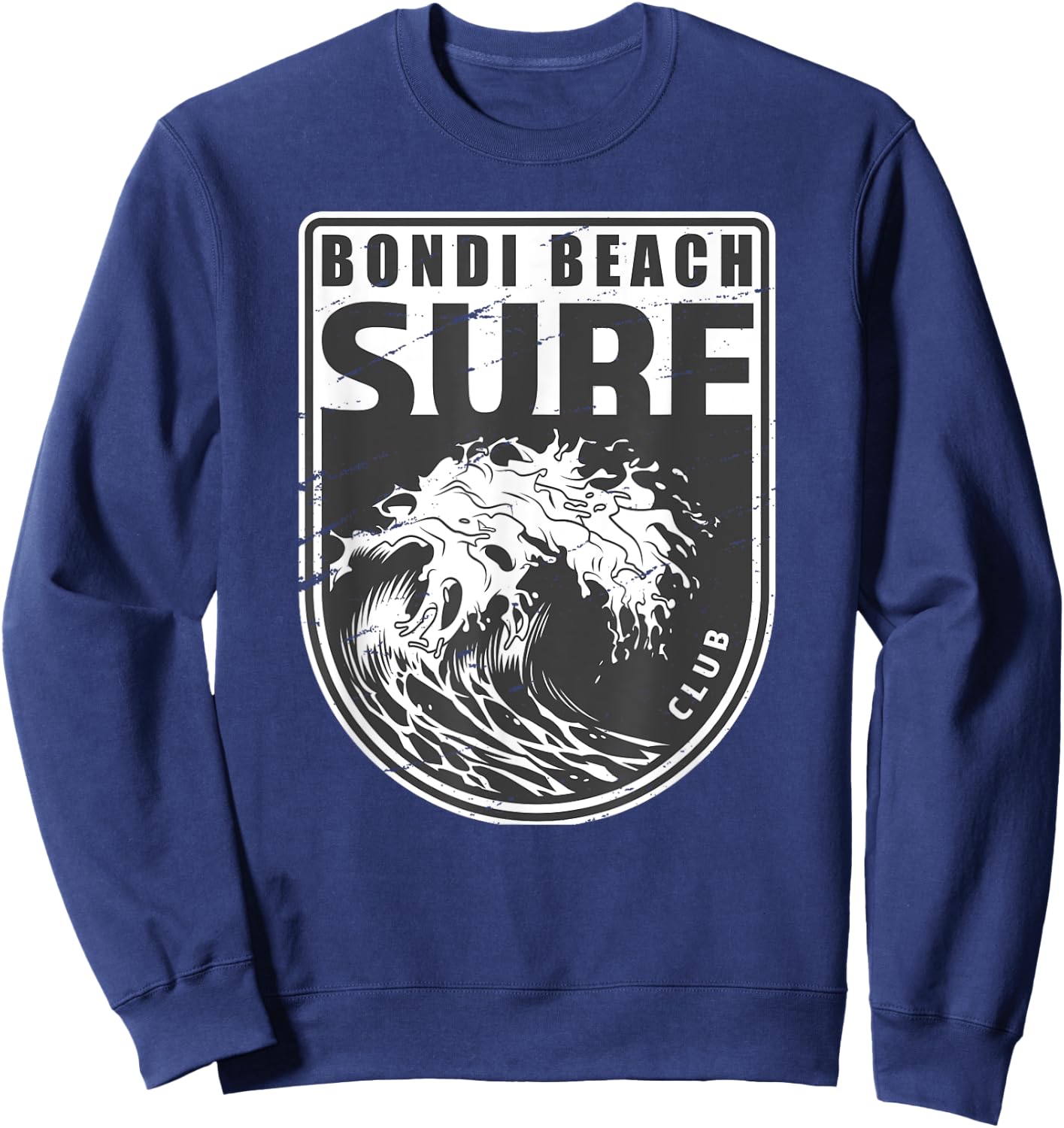 Bondi Beach Sydney Australia Surf Club Emblem Sweatshirt - Sweatshirt | Navy