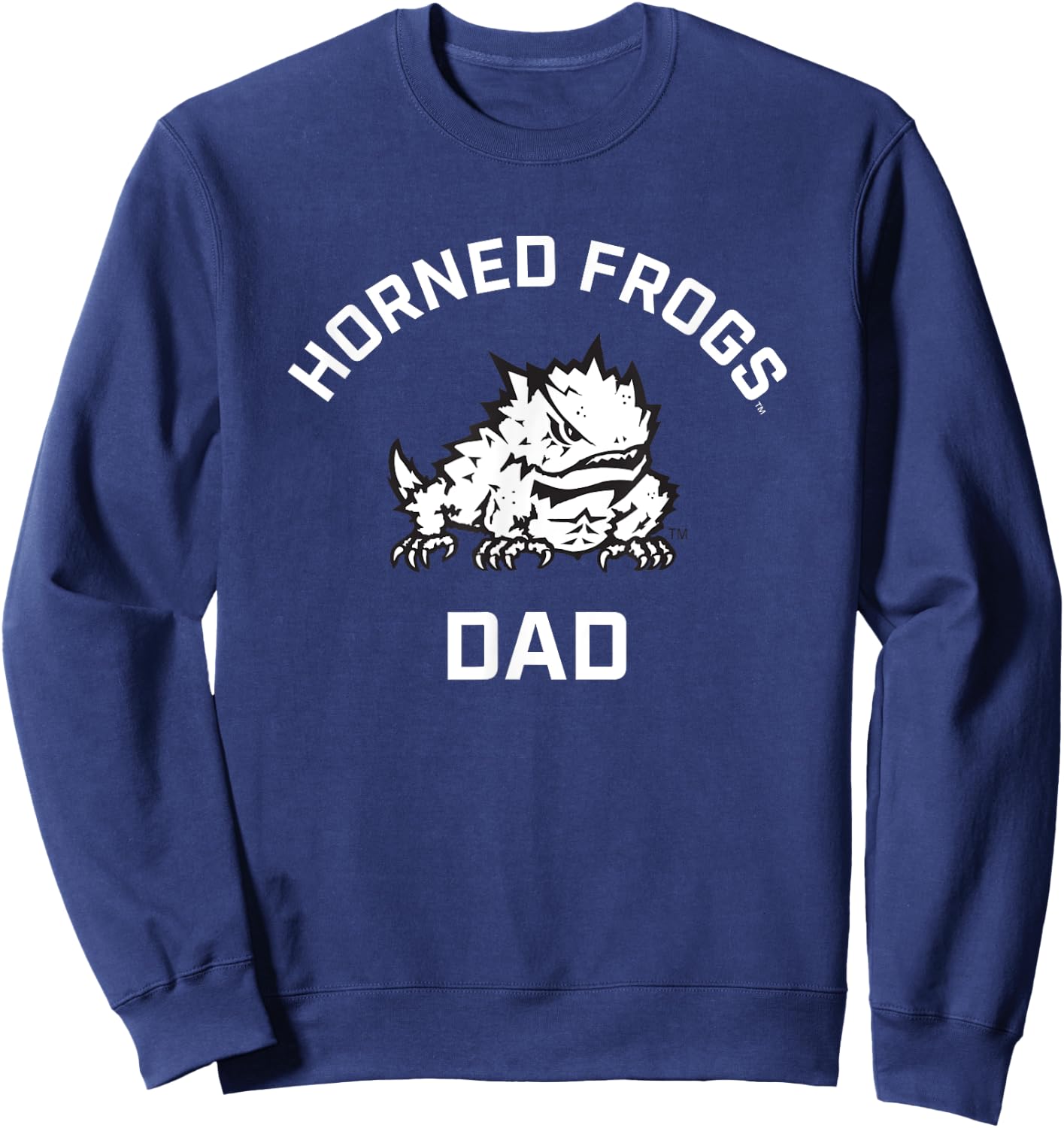 TCU Horned Frogs Arched Dad Sweatshirt - Sweatshirt | Navy