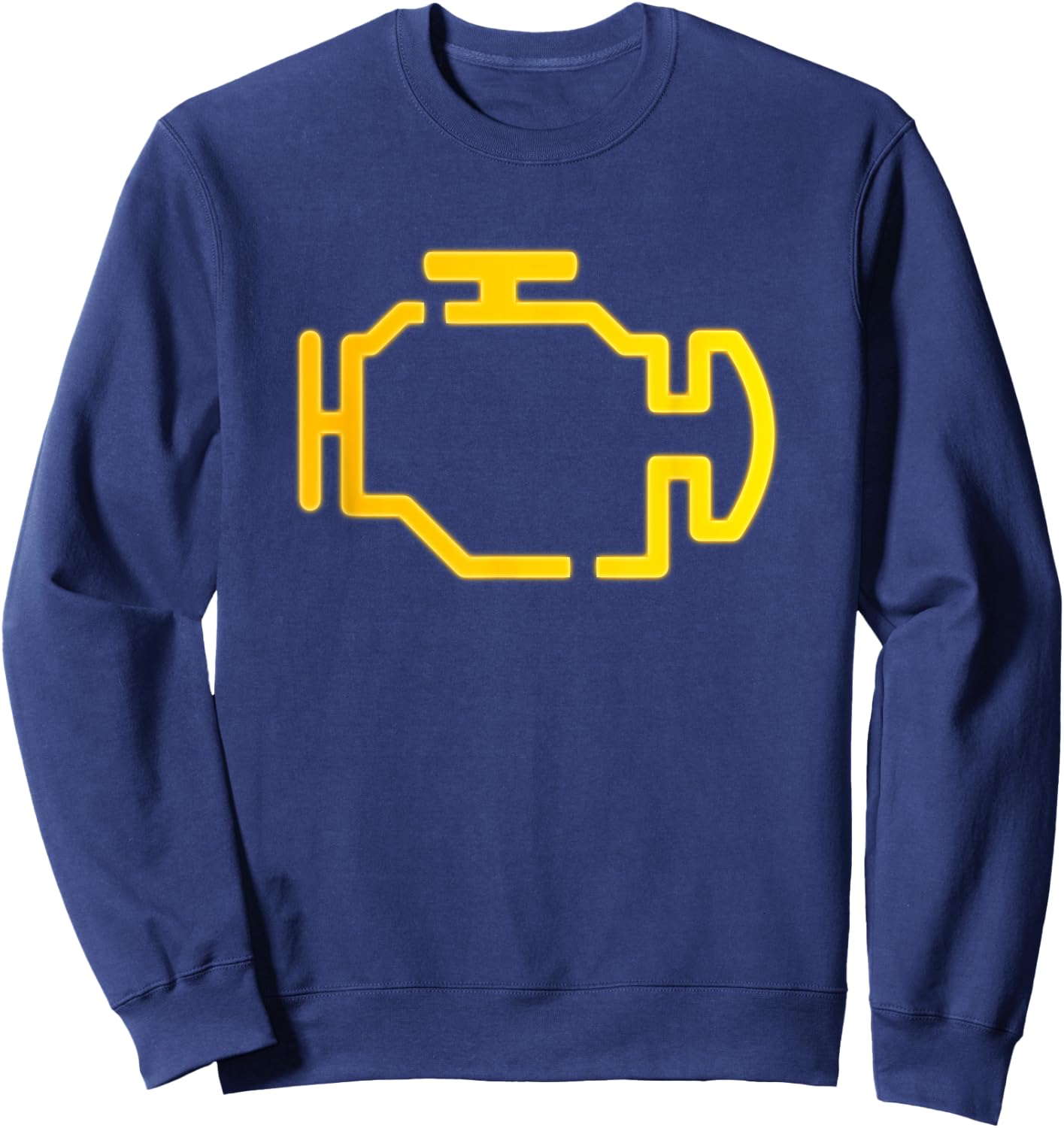My Scary Costume Engine Light Adult Humor Parents Halloween Sweatshirt - Sweatshirt | Navy