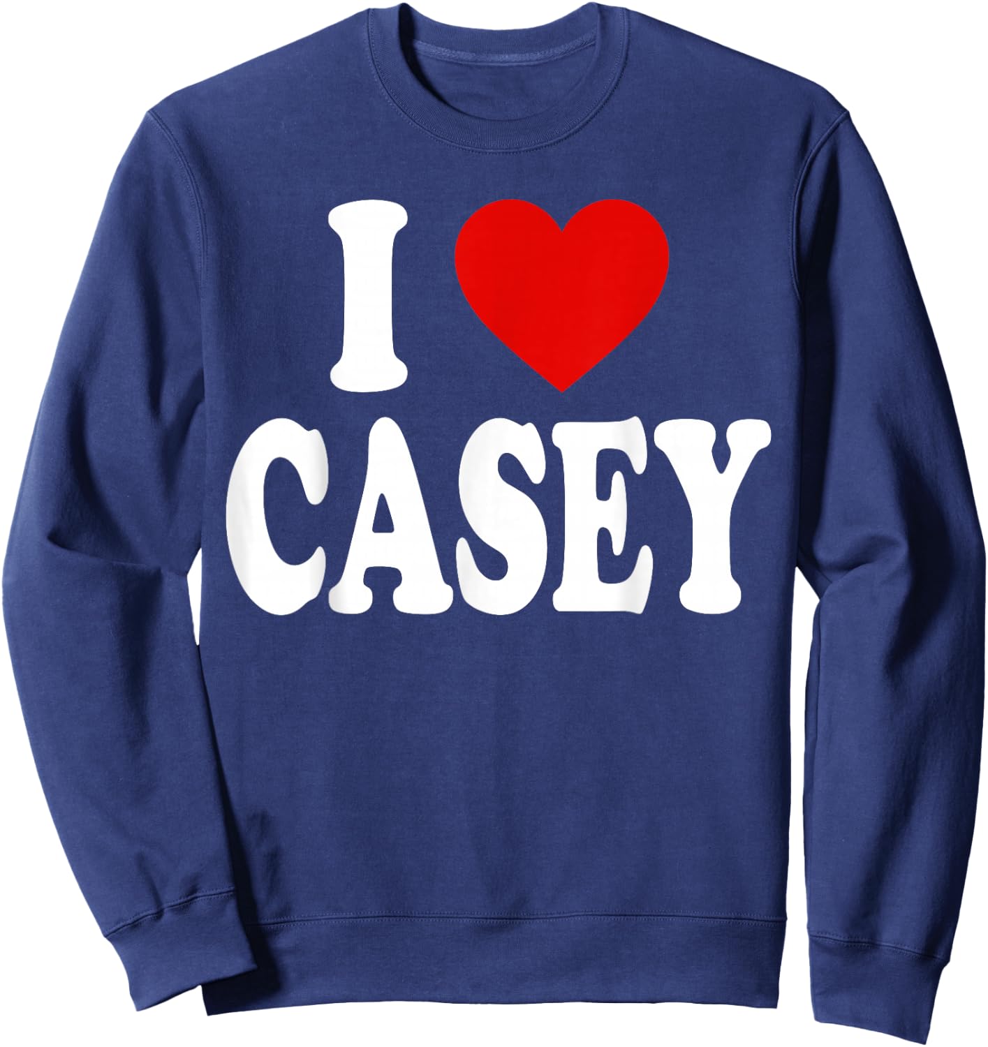 I Heart Love Casey Sweatshirt - Sweatshirt | Navy