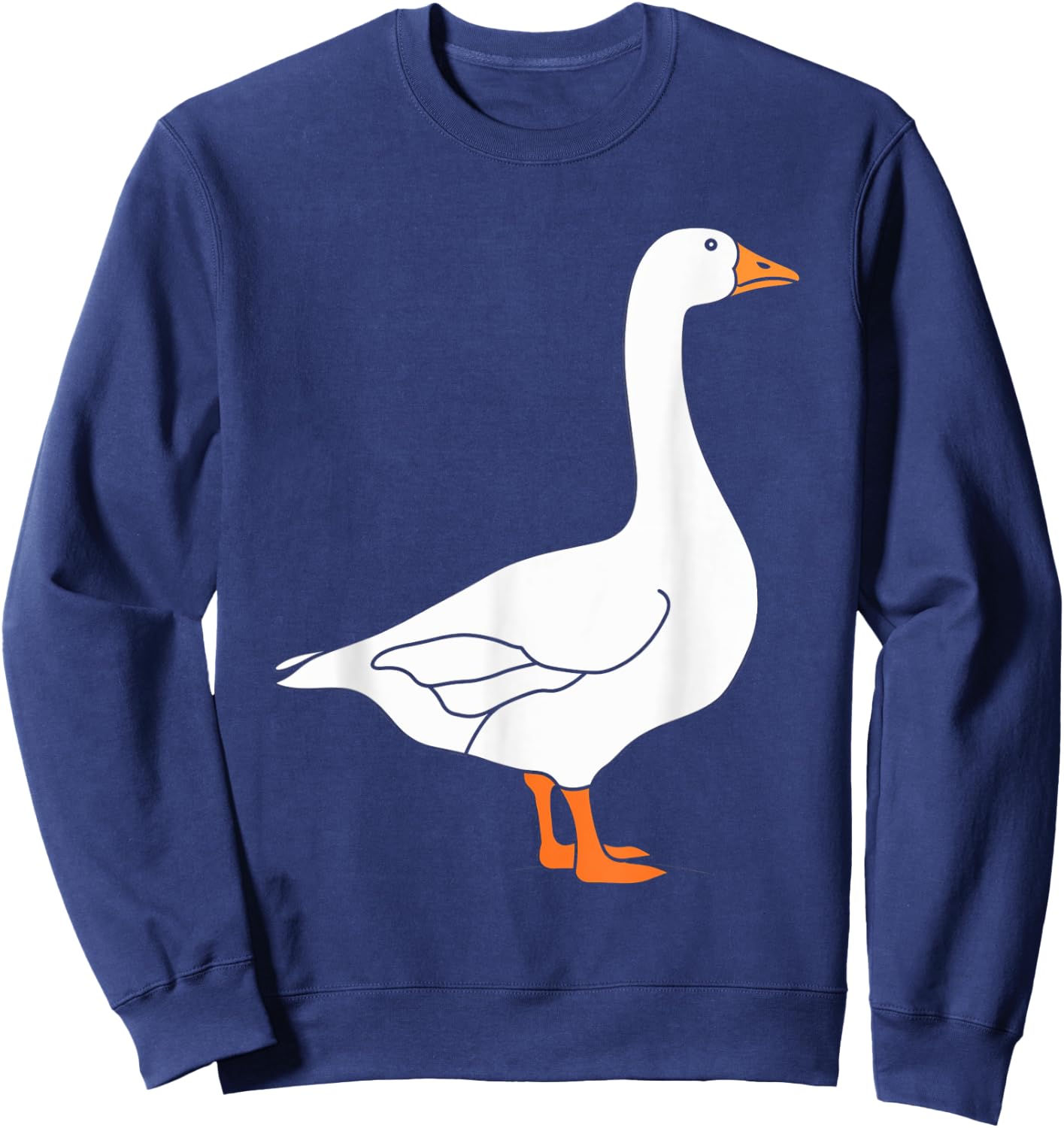 Goose Bird Farm Animal Wildlife Nature Goose Lovers Sweatshirt - Sweatshirt | Navy
