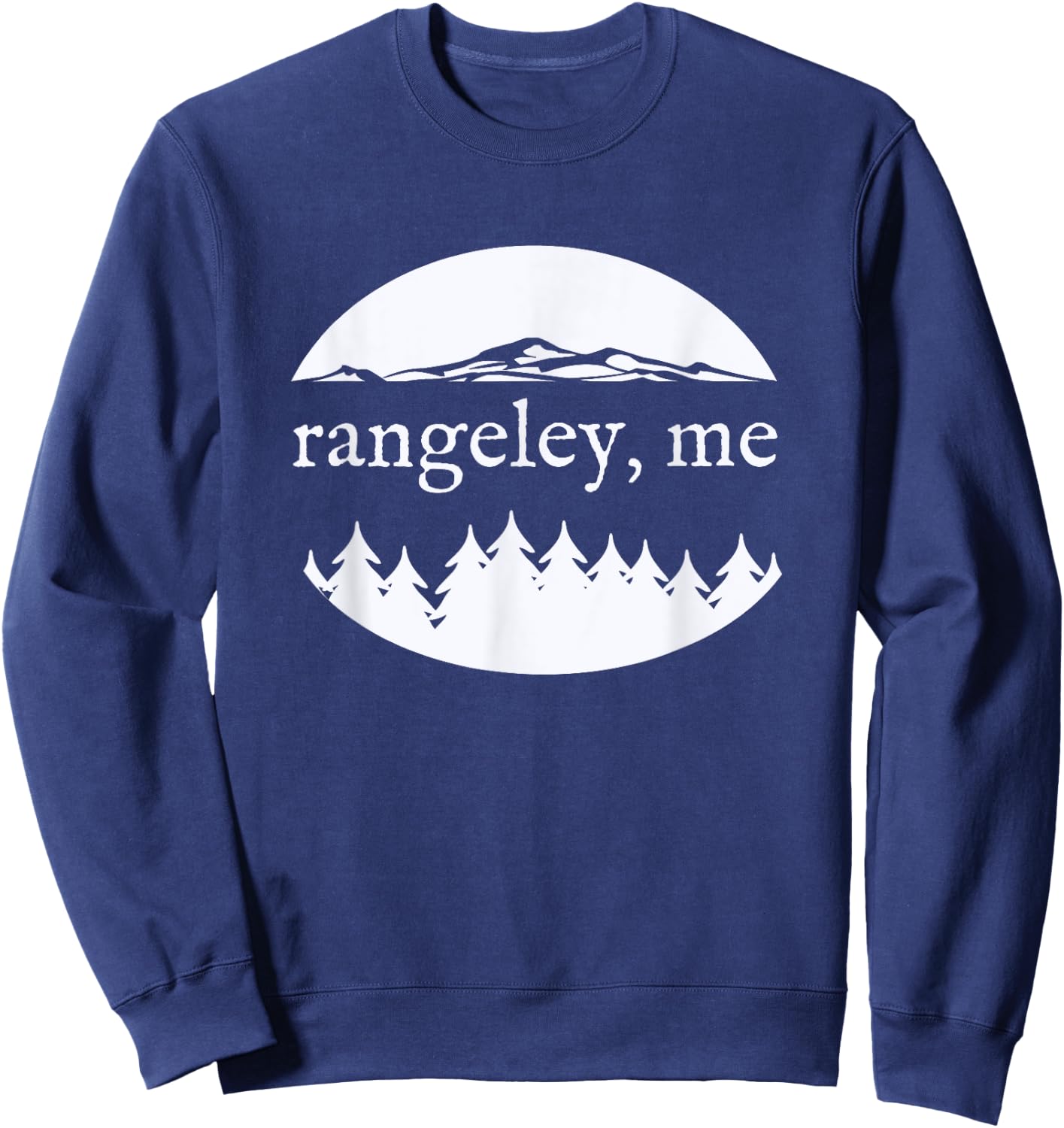 Rangeley Maine Nature Vacation Souvenir Design Sweatshirt - Sweatshirt | Navy