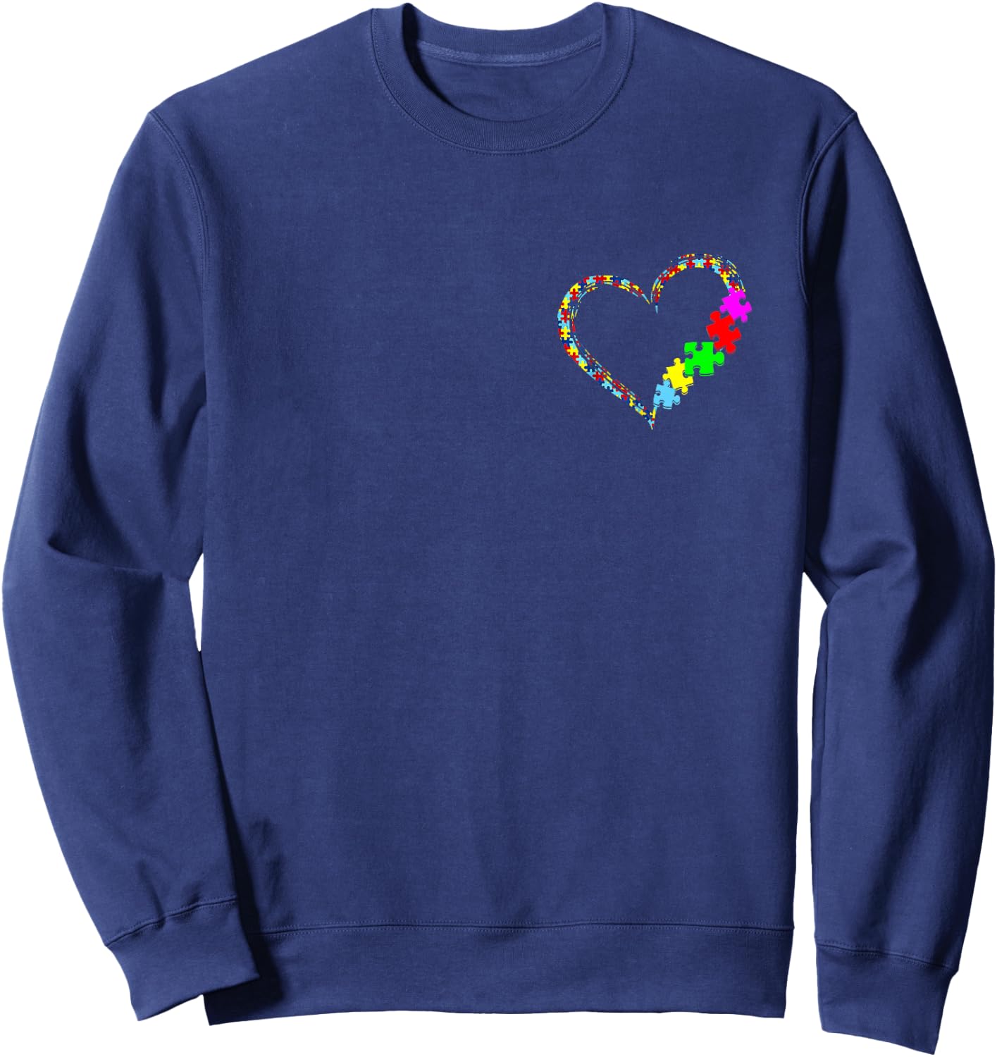 Autism Awareness Accept Understand Love Support Blue Autism Sweatshirt - Sweatshirt | Navy