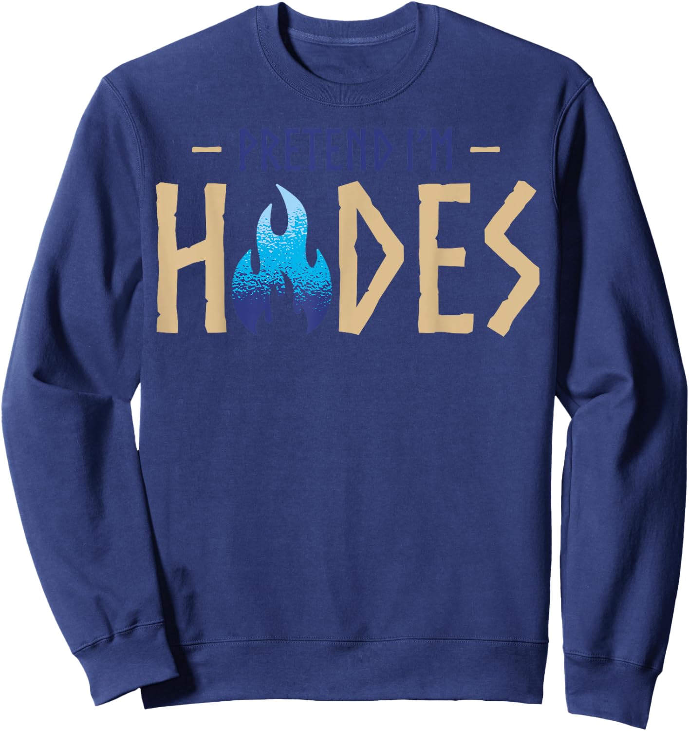 Hades Costume Greek Mythology Ancient Greek Mythologist Sweatshirt - Sweatshirt | Navy