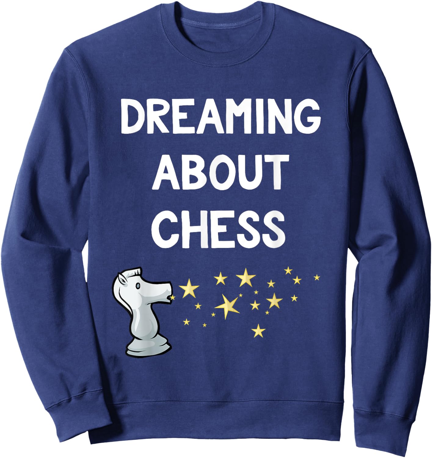Funny Chess Pajamas Shirt Chess Lover Sleeping PJs Gift Sweatshirt - Sweatshirt | Navy