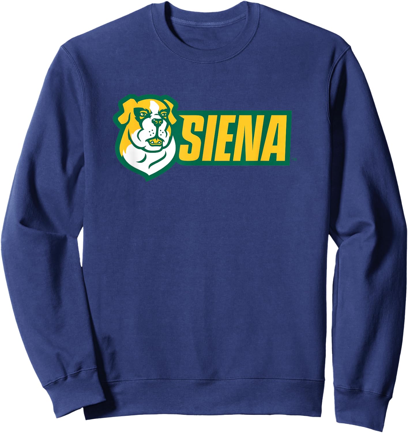 Siena College Saints - St. Bernard Logo Sweatshirt - Sweatshirt | Navy