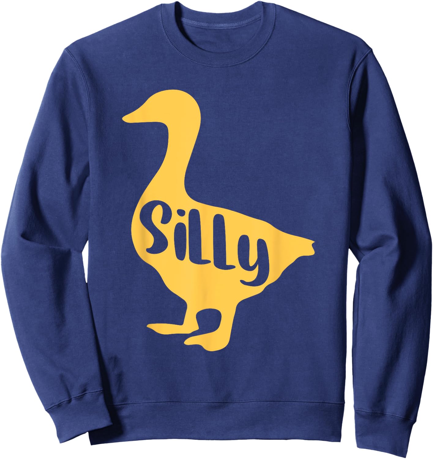 Funny Goose Designs Canadian Whisperer Silly Bird Sweatshirt - Sweatshirt | Navy