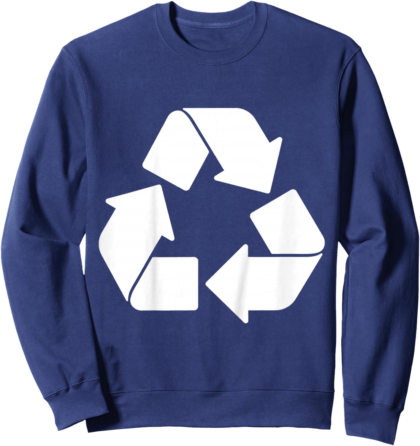 Recycling Logo Earth Day Toddler Boy Recycle Symbol Girls Sweatshirt - Sweatshirt | Navy