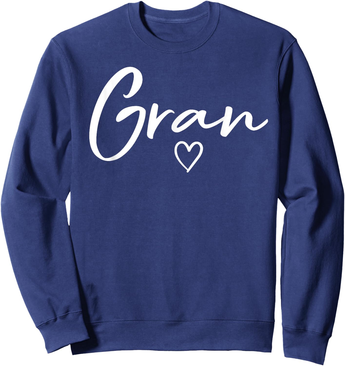 Gran Gifts Grandma Heart Mother's Day Gran Sweatshirt - Sweatshirt | Navy