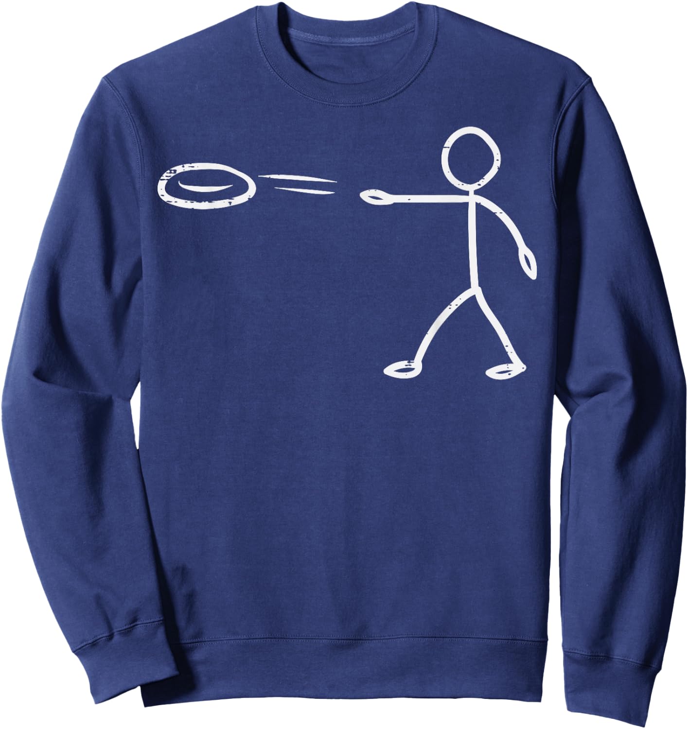 Disc Golf Funny Frisbee Frolf Men Women Kids Sweatshirt - Sweatshirt | Navy