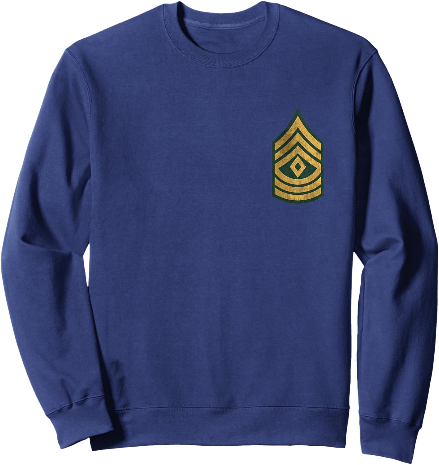 E-8 First Sergeant 1SG Rank Insignia Military Logo Veteran Sweatshirt - Sweatshirt | Navy