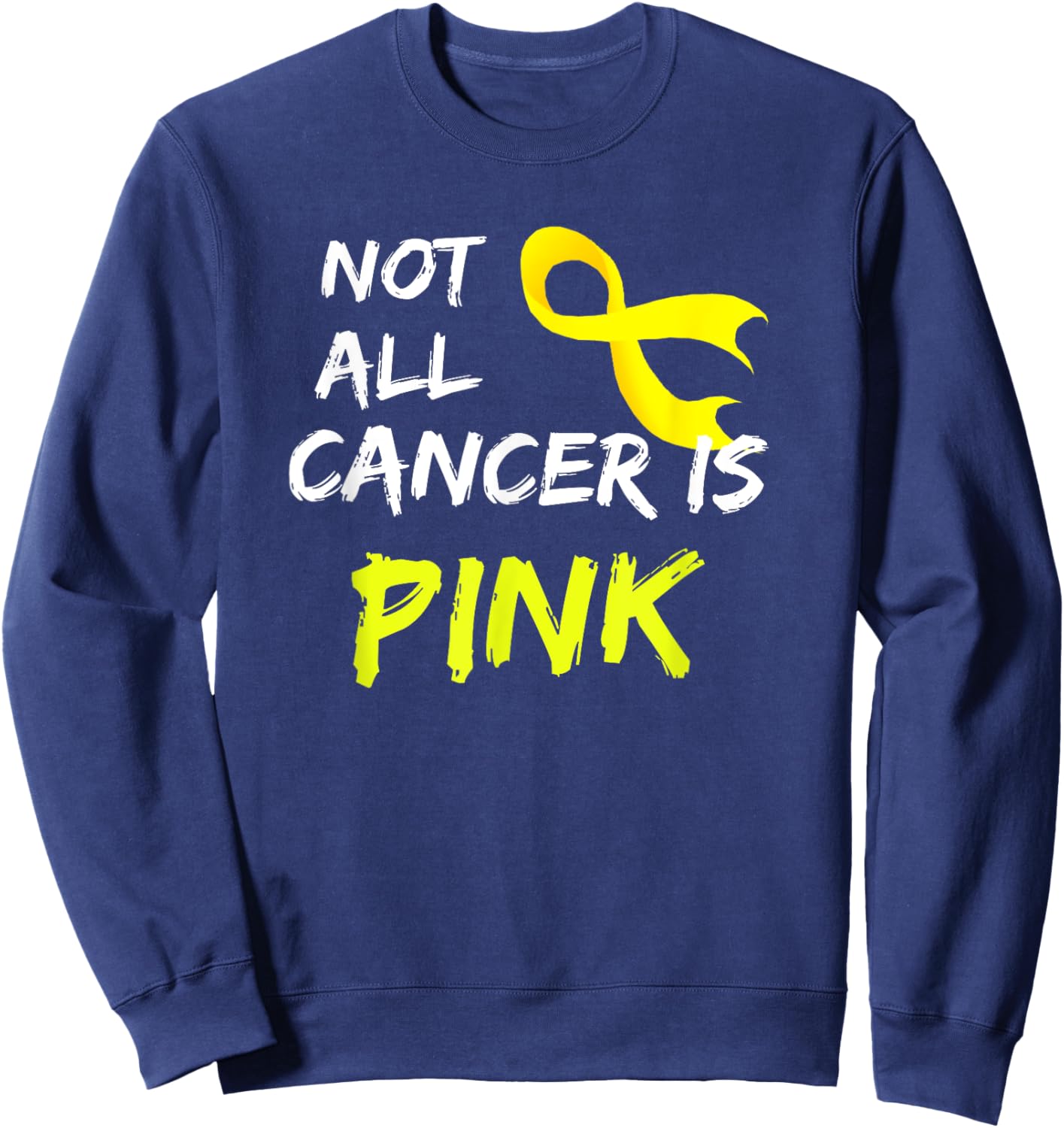 Sarcoma Cancer Ribbon Sarcoma Survivor Shirt Sweatshirt - Sweatshirt | Navy