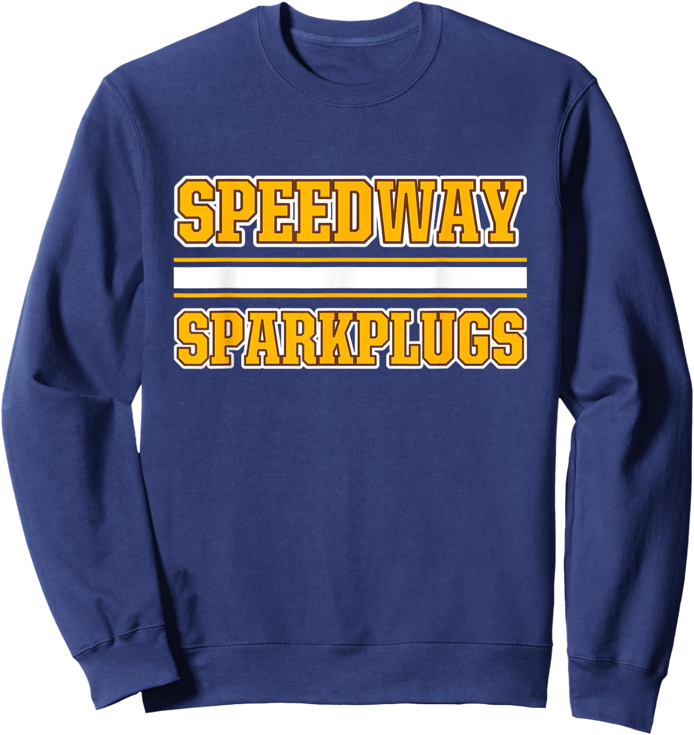 Speedway Sparkplugs Horizontal Stripes Sweatshirt - Sweatshirt | Navy