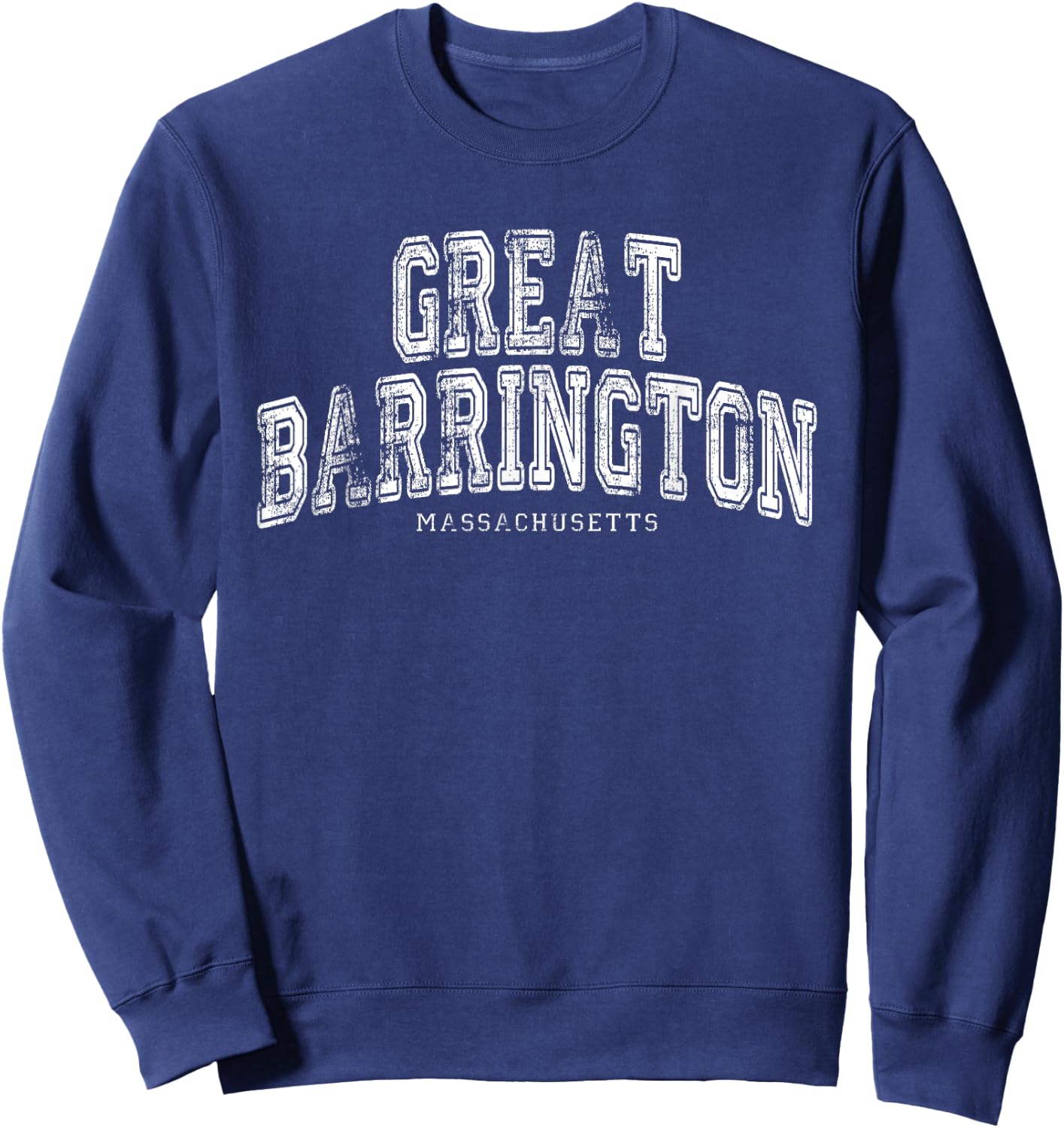Great Barrington Massachusetts Vintage Retro US City State Sweatshirt - Sweatshirt | Navy