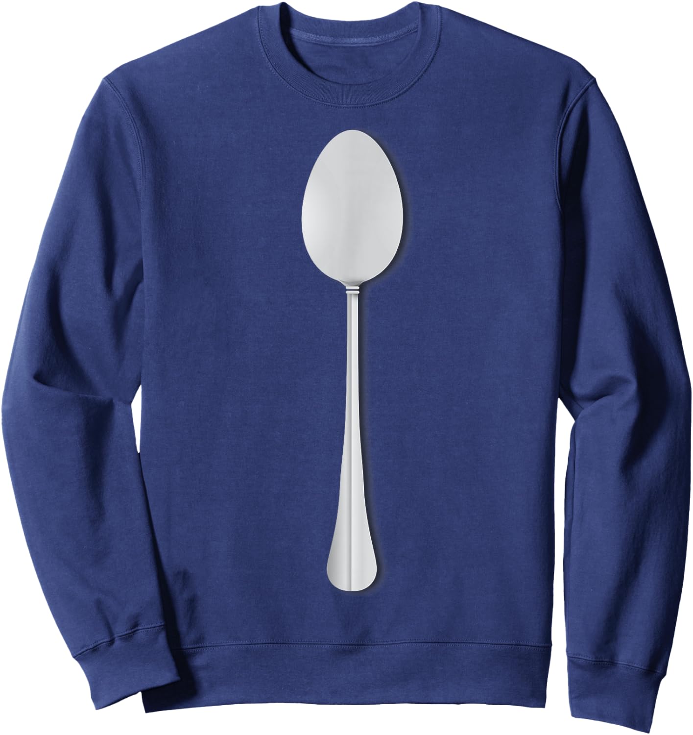 Funny Halloween Party Spoon Costume Couple Matching Sweatshirt - Sweatshirt | Navy