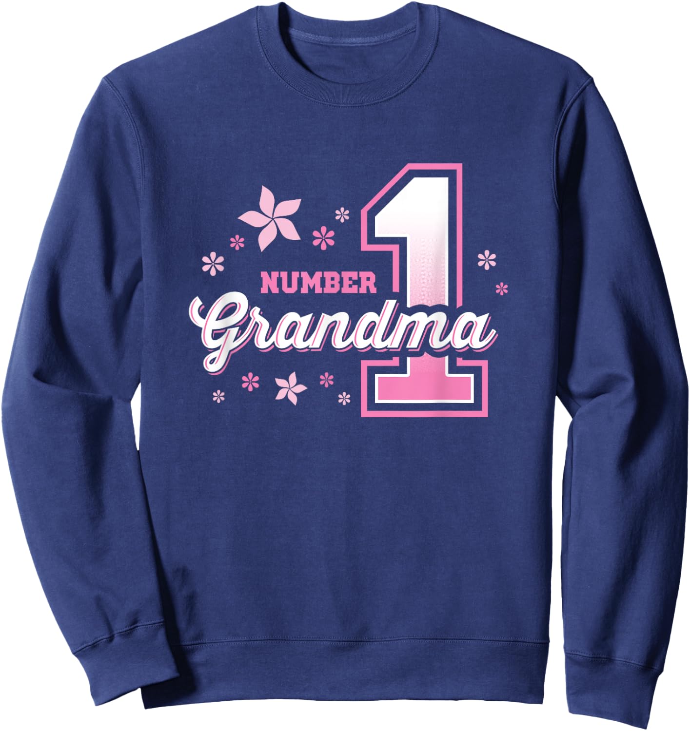 Granny : Number 1 Grandma #1 Sweatshirt - Sweatshirt | Navy