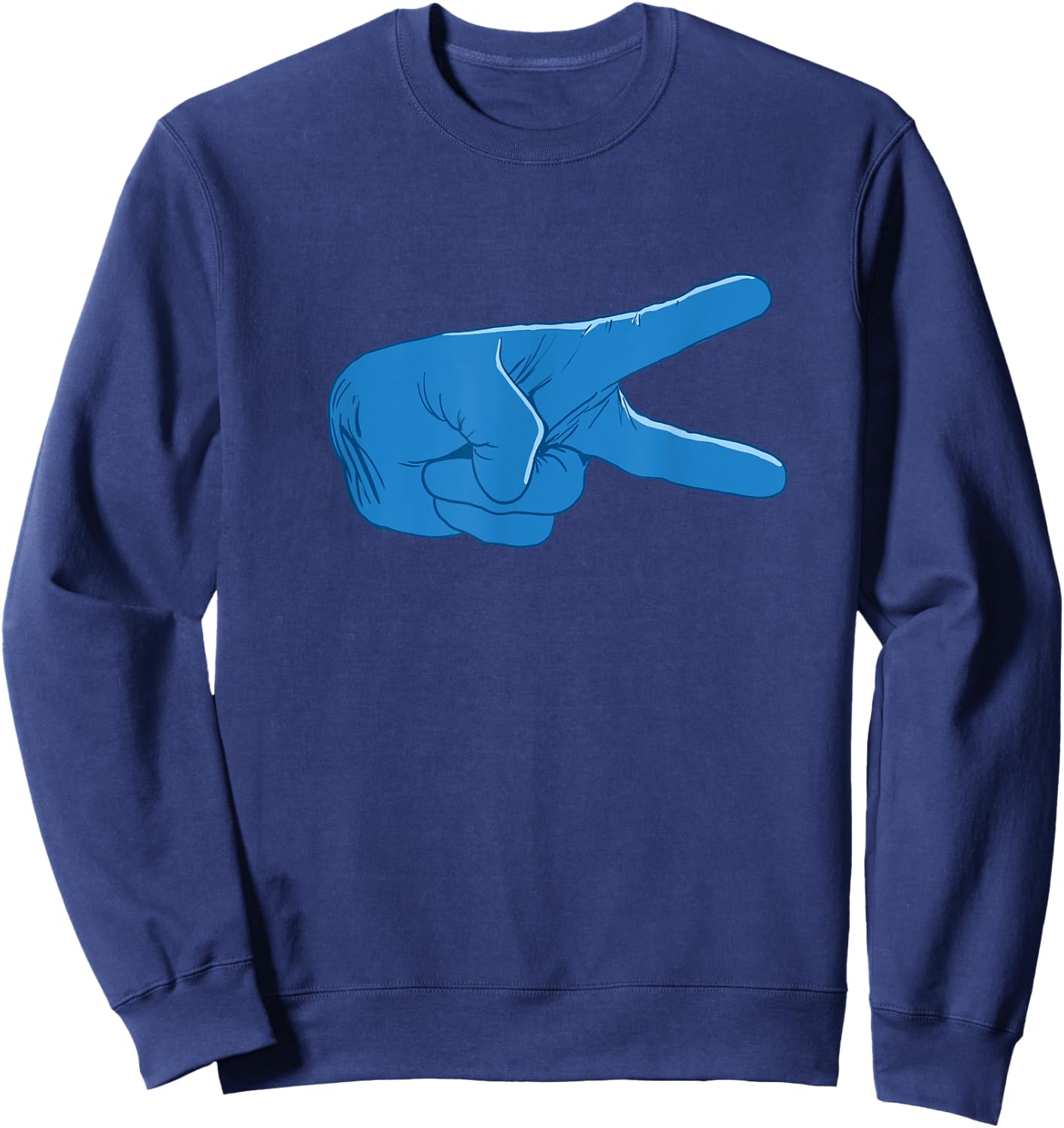Snip Snip finger funny Vasectomy Snip Snip Sweatshirt - Sweatshirt | Navy