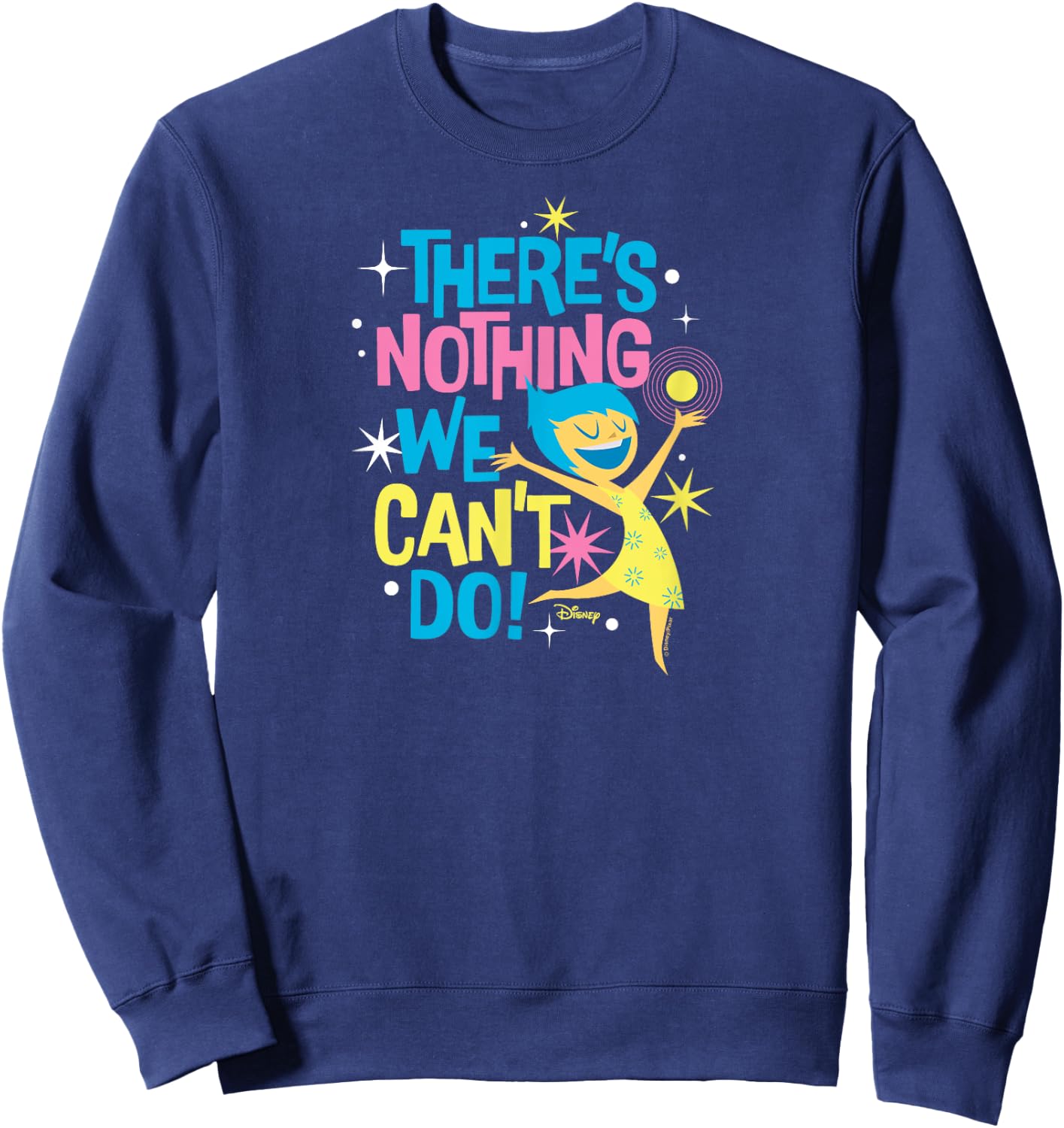 Inside Out 2 - Joy Character There's Nothing We Can't Do Sweatshirt - Sweatshirt | Navy