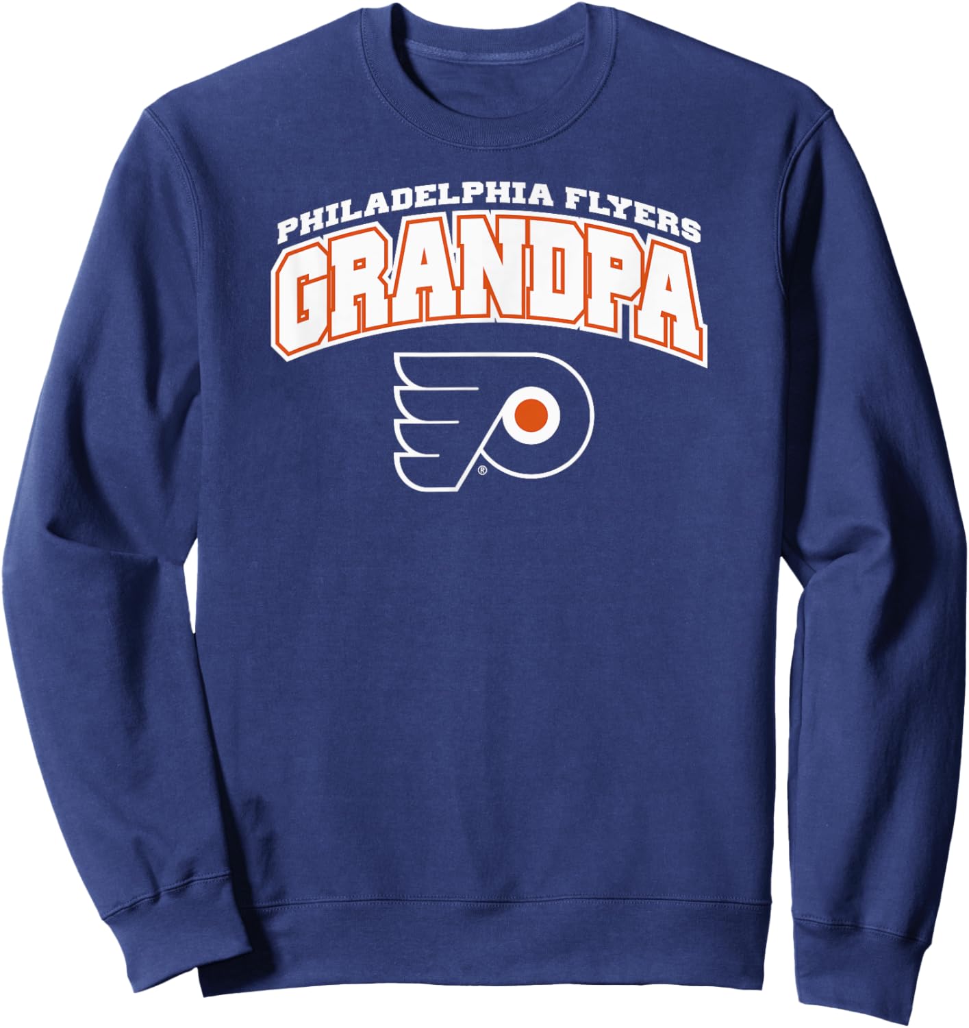 Philadelphia Flyers Grandpa Logo Black Officially Licensed Sweatshirt - Sweatshirt | Navy