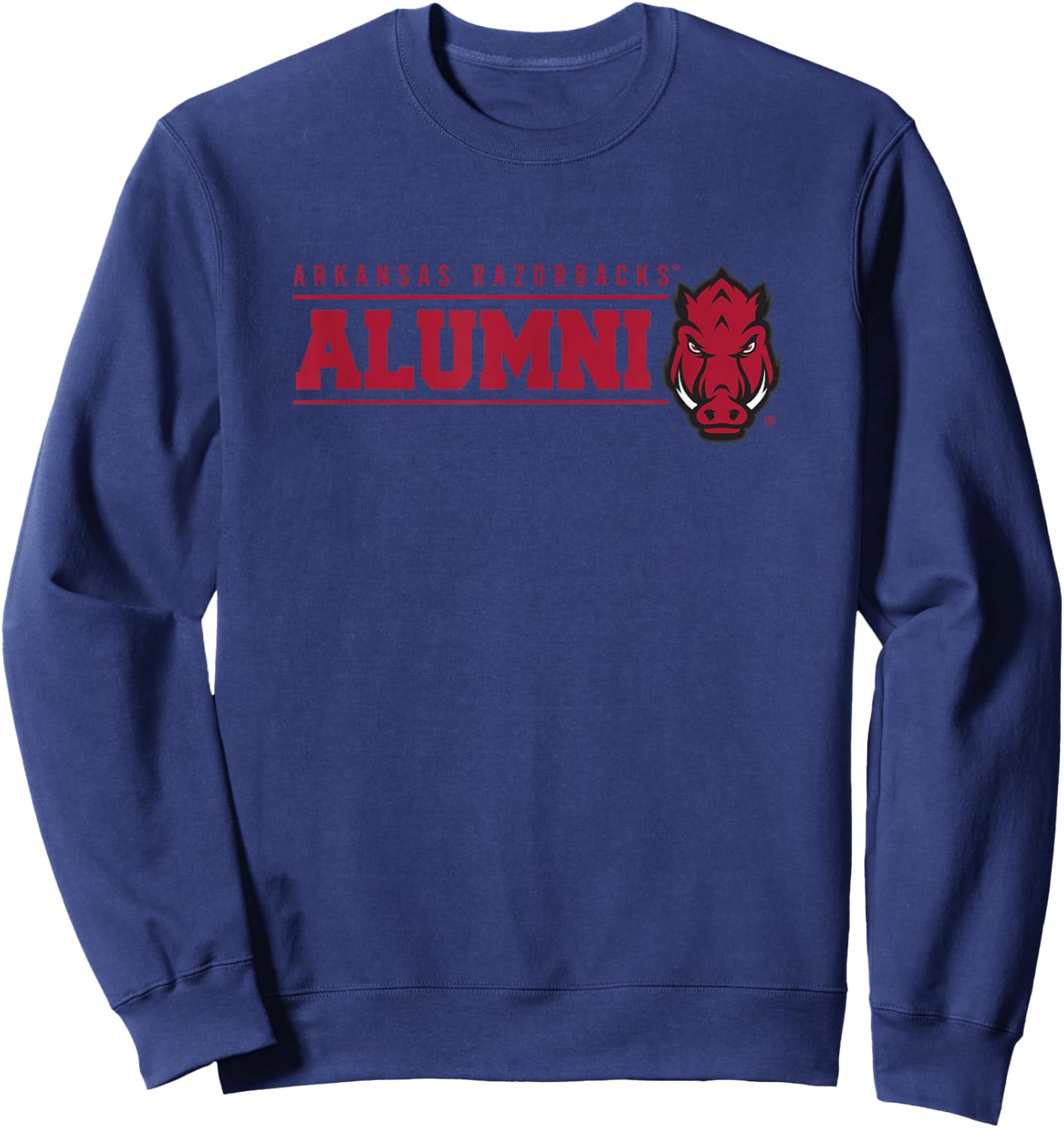 University of Arkansas Razorbacks Alumni Mascot Sweatshirt - Sweatshirt | Navy