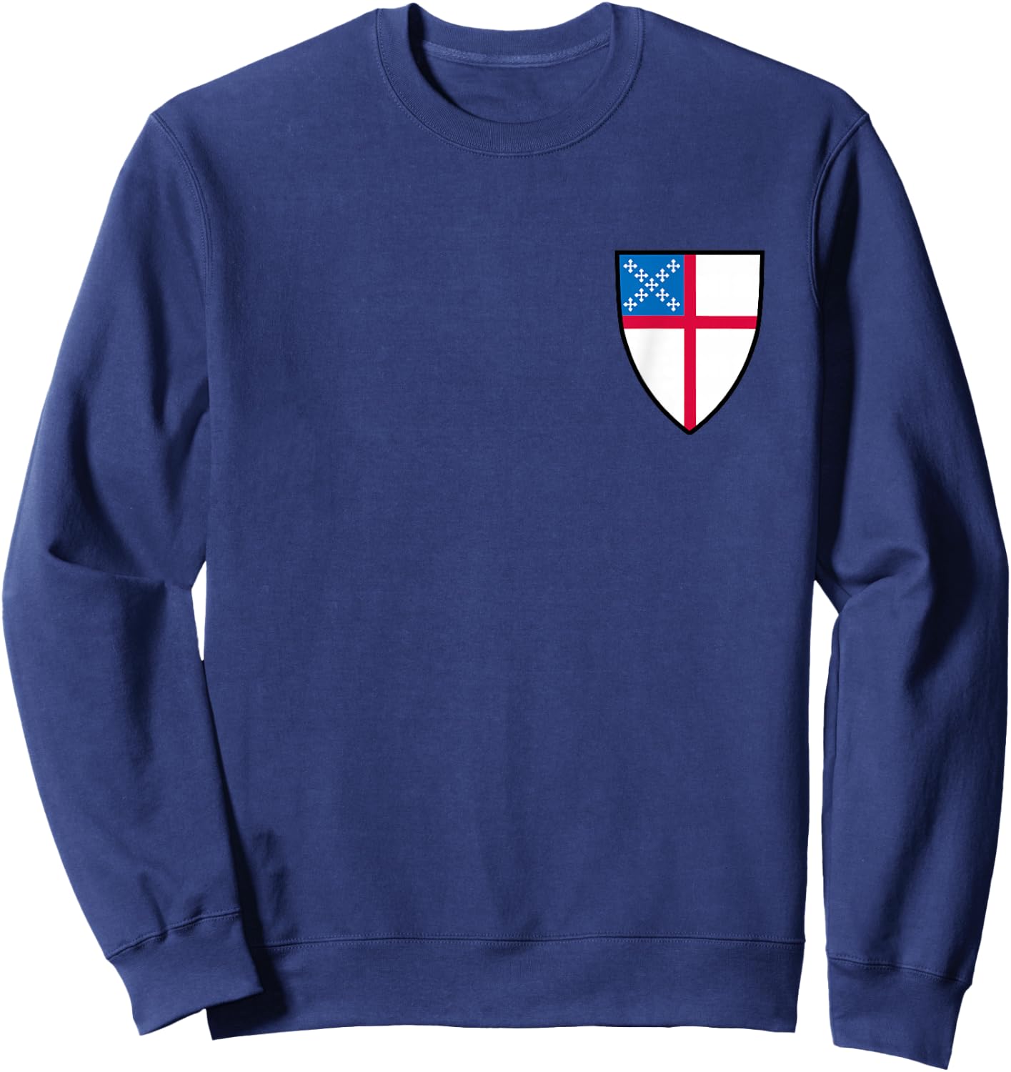 Episcopal Church Episcopalian Logo Shield Crest Sweatshirt - Sweatshirt | Navy
