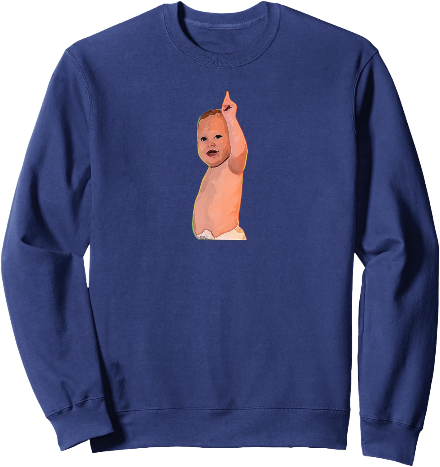Four 4 Seasons Orlando Baby Shirt - Meee - Sketch Funny Meme Sweatshirt - Sweatshirt | Navy