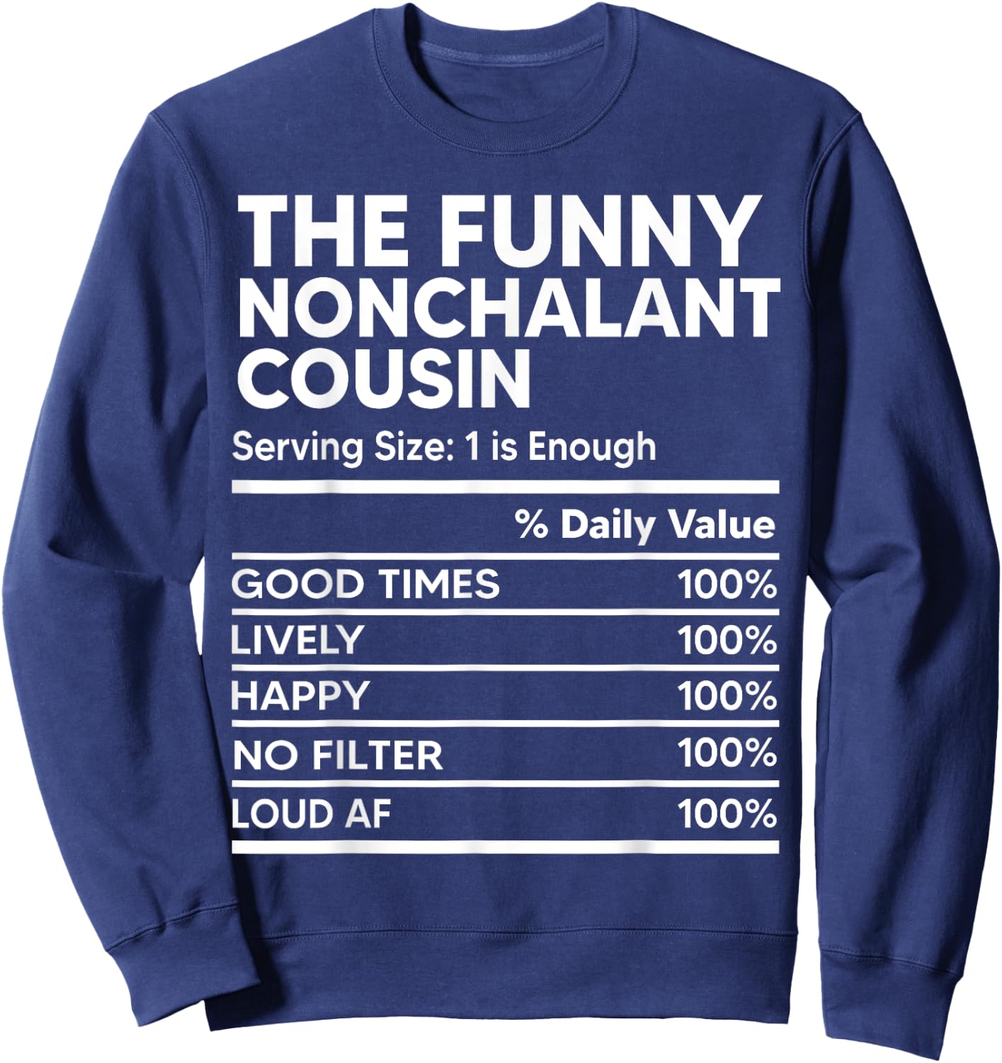 It's A Cousin Thing You Wouldnt Understand Cousin Crew Funny Sweatshirt - Sweatshirt | Navy