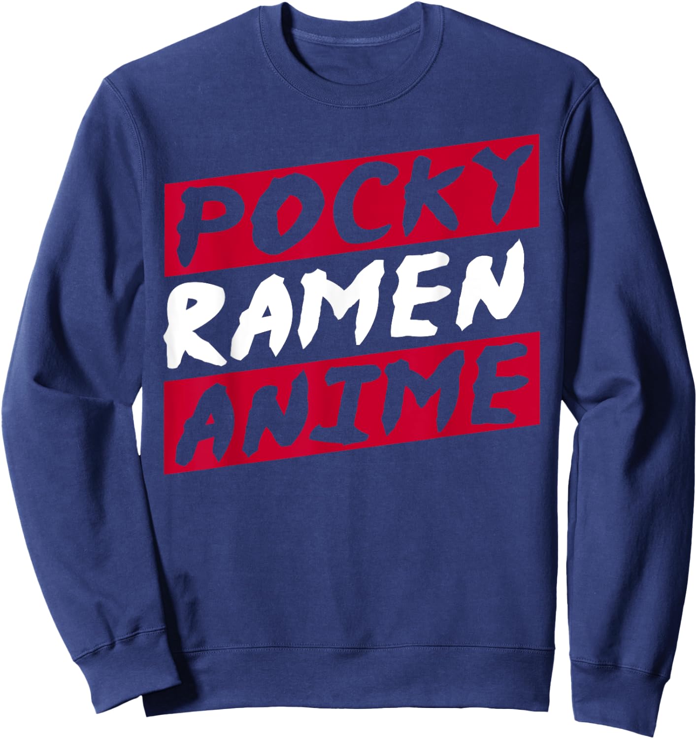Pocky Ramen Anime Japan Food Sweatshirt - Sweatshirt | Navy
