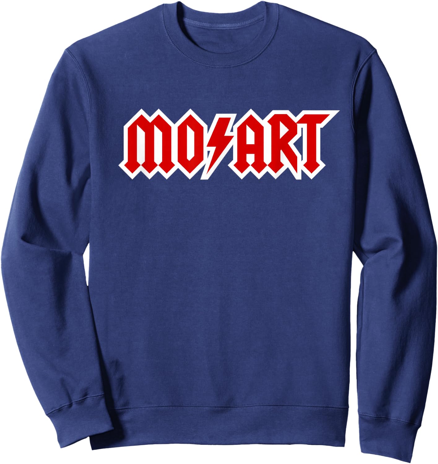 Classical music Wolfgang Amadeus Mozart music Hard Rock logo Sweatshirt - Sweatshirt | Navy