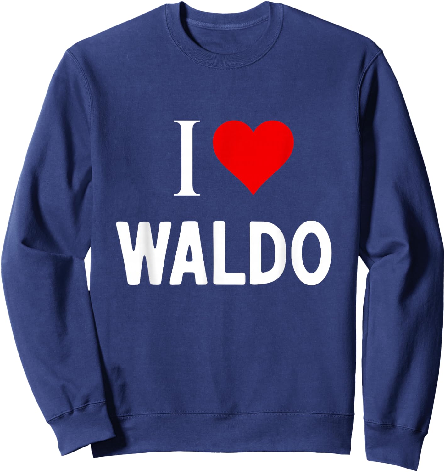 I Love Waldo Sweatshirt - Sweatshirt | Navy
