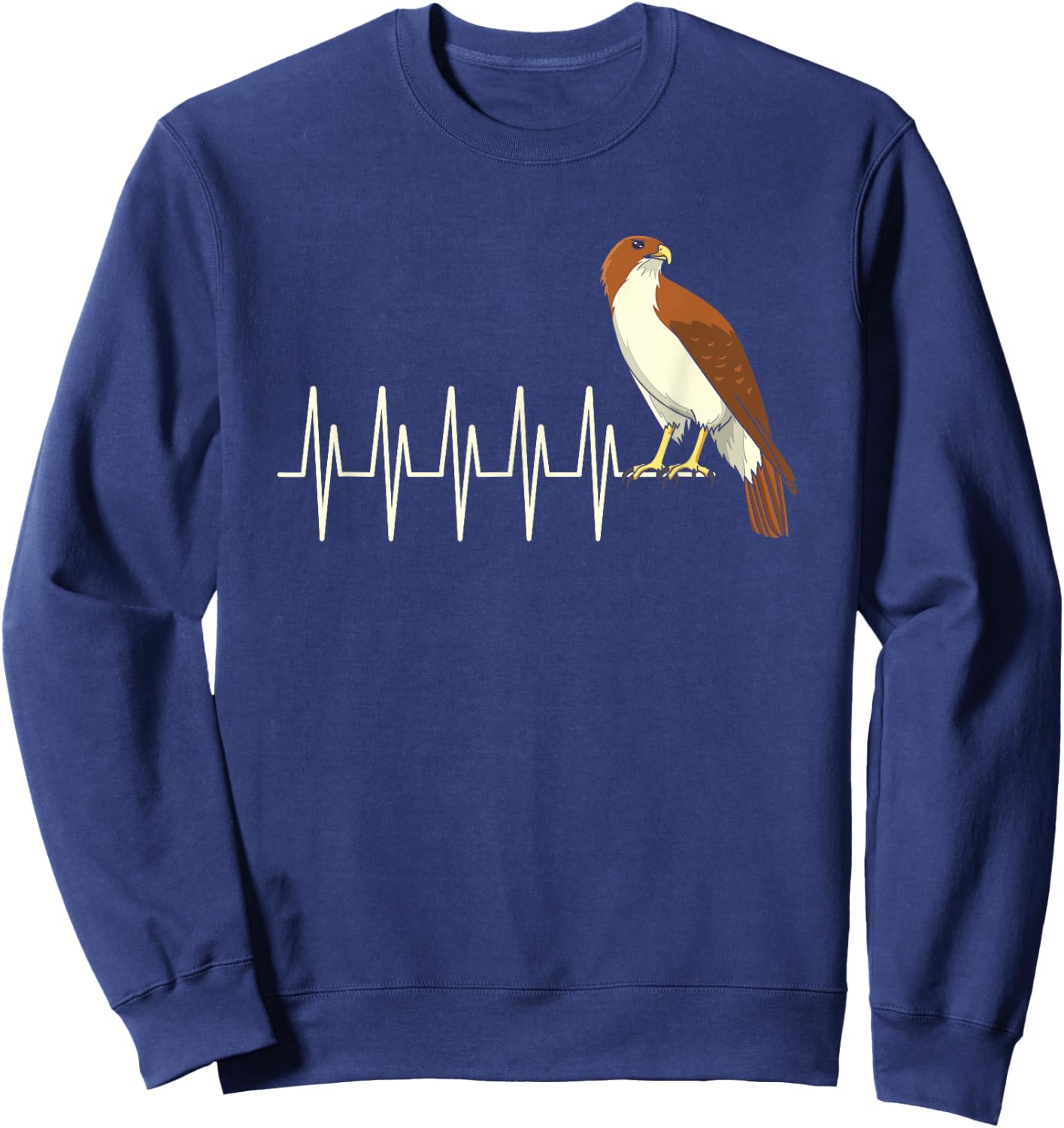 Red Tailed Hawk Enthusiast Gift Sweatshirt - Sweatshirt | Navy