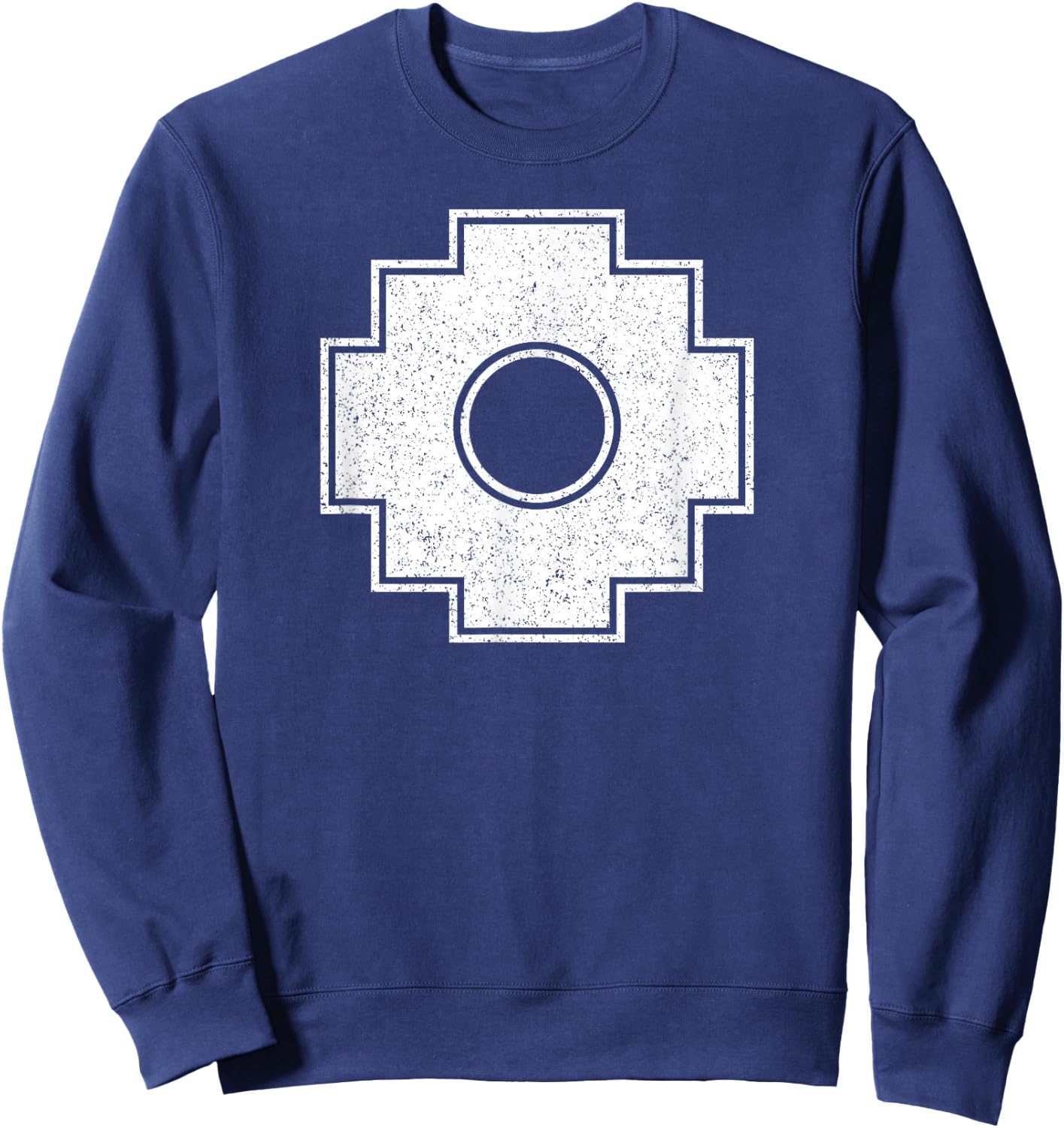 Chakana Symbol Inca Cross Andean Incan Symbol Sweatshirt - Sweatshirt | Navy