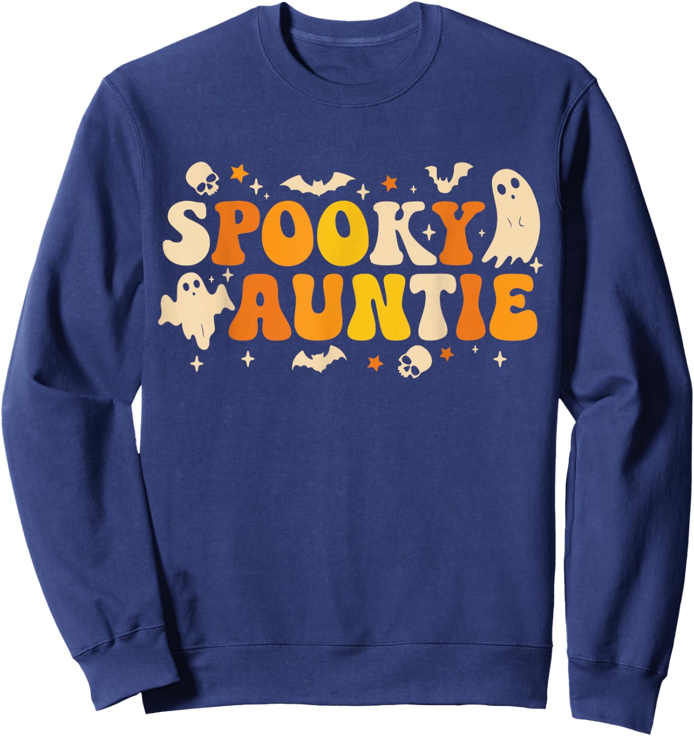 My Spooky Auntie Funny Aunt Halloween Costume Outfit Women Sweatshirt - Sweatshirt | Navy