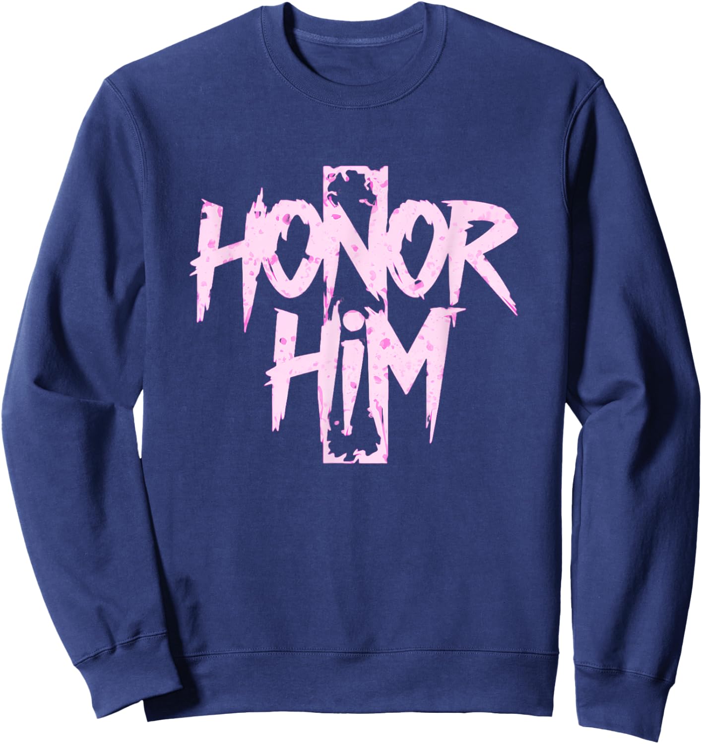 Honor Him Sweatshirt - Sweatshirt | Navy