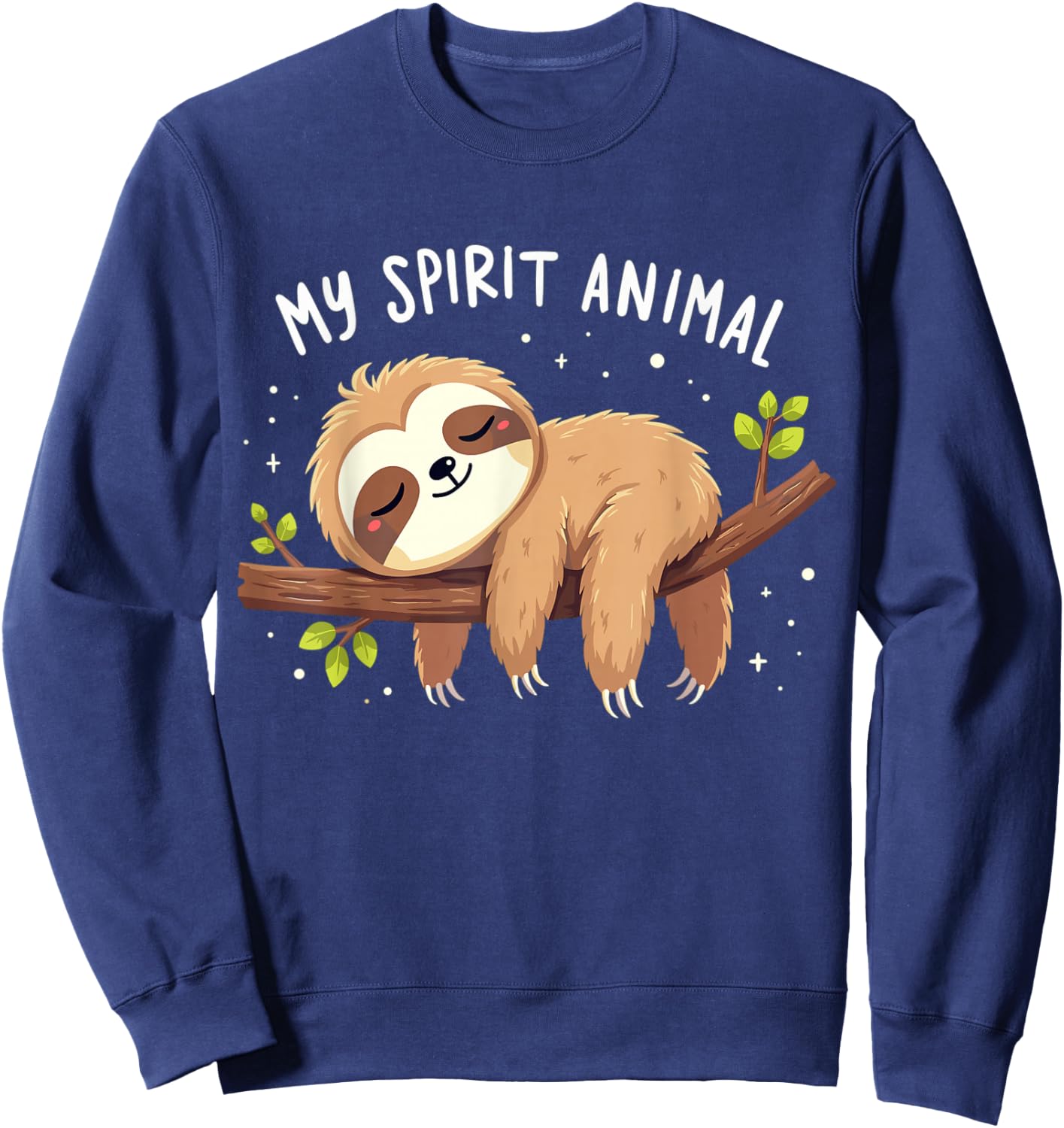 My Spirit Animal Sloth Lazy Sweatshirt - Sweatshirt | Navy