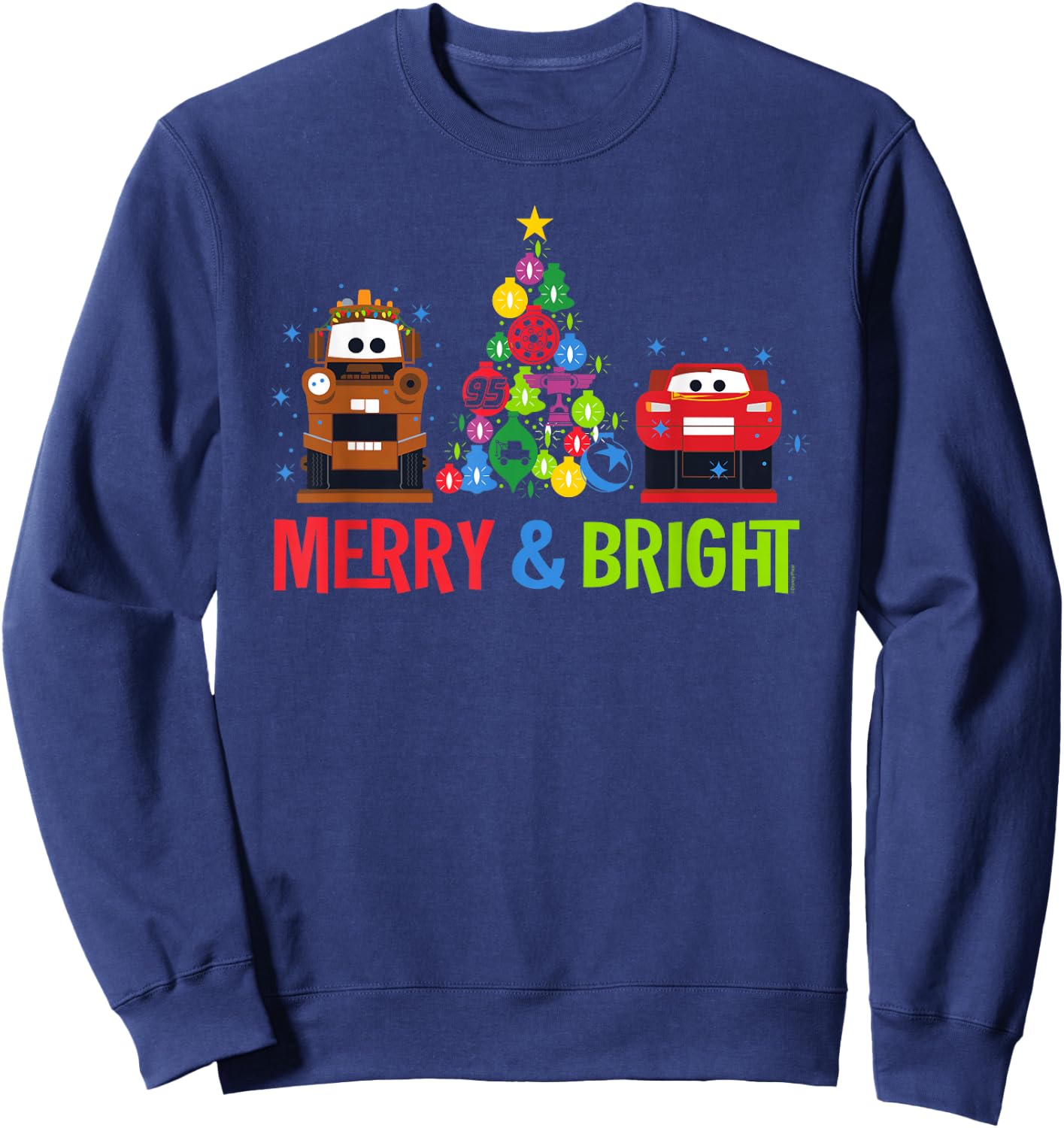 Disney and Pixar's Cars Christmas Holiday Nutcrackers Sweatshirt - Sweatshirt | Navy